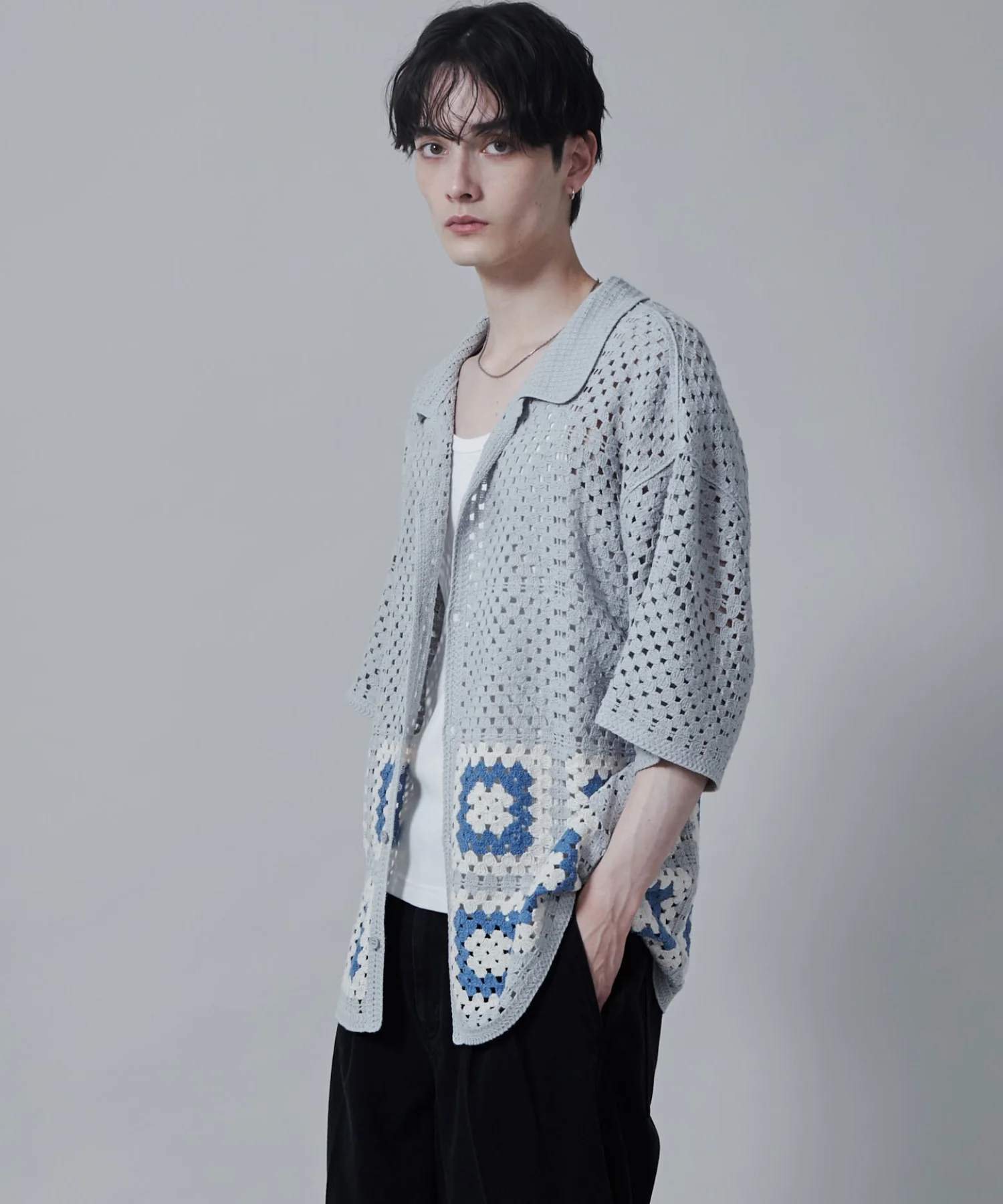 クロシェラインニットシャツ（S） - Image 15