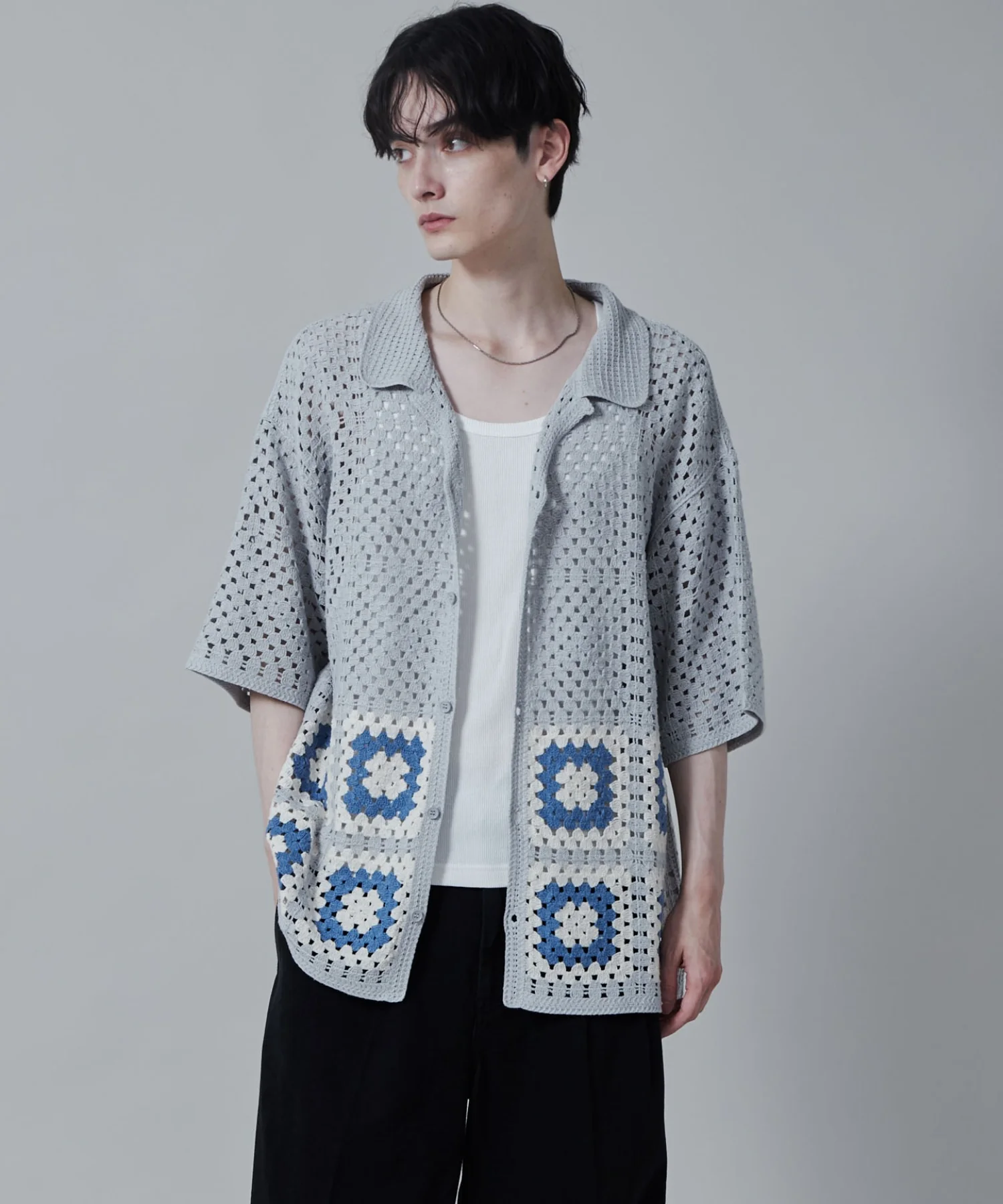 クロシェラインニットシャツ（S） - Image 16