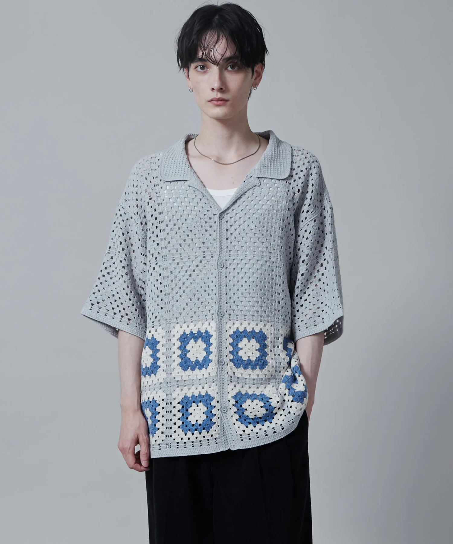 クロシェラインニットシャツ（S） - Image 17
