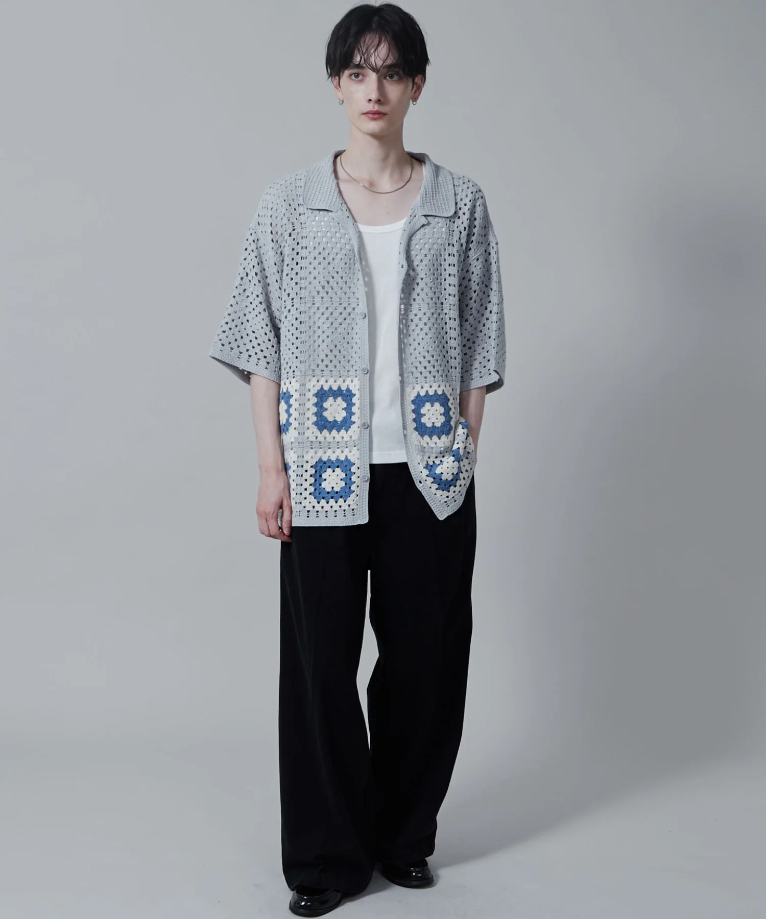 クロシェラインニットシャツ（S） - Image 18