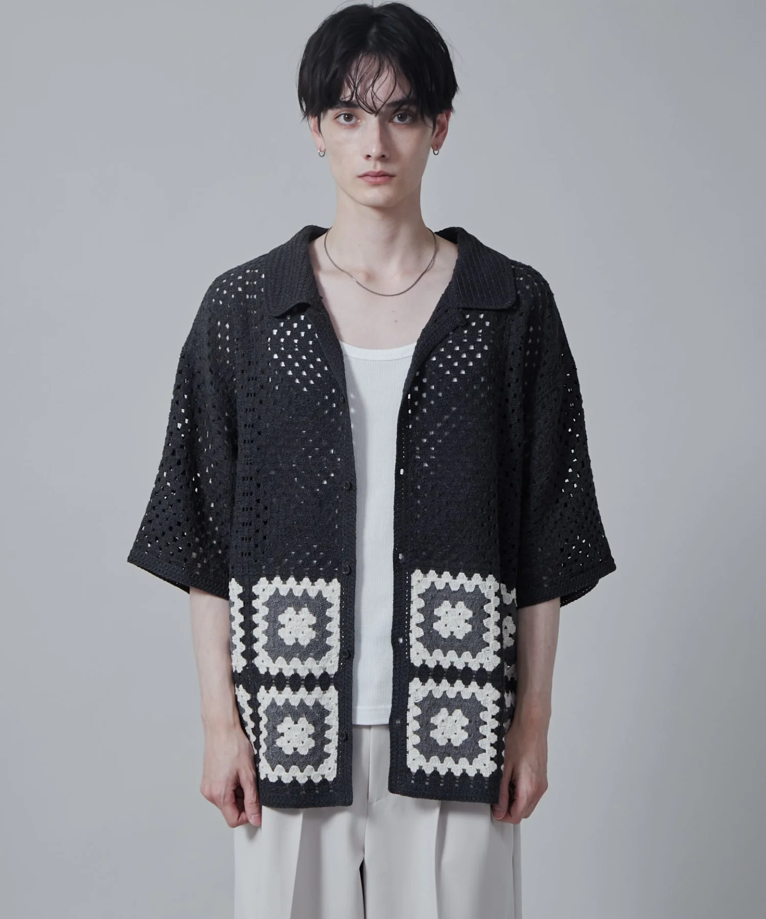 クロシェラインニットシャツ（S） - Image 19