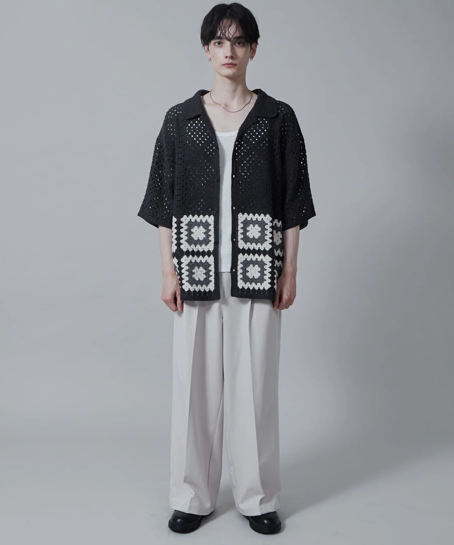 クロシェラインニットシャツ（S） - Image 20