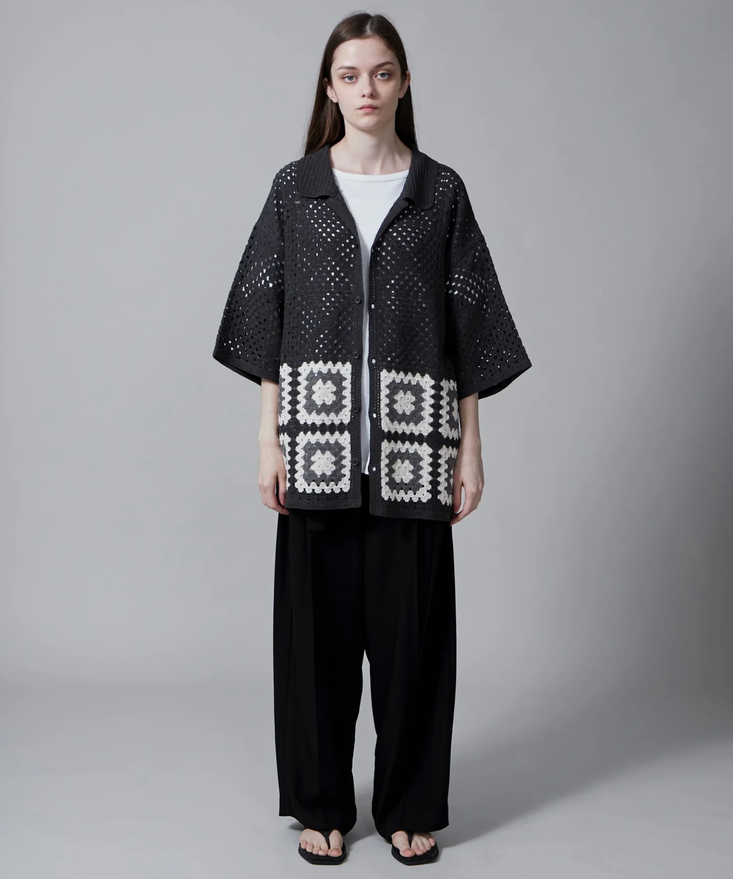 クロシェラインニットシャツ（S） - Image 27