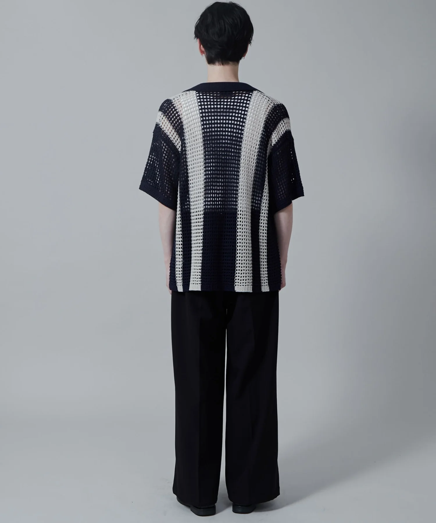 マルチストライプニットシャツ（S） - Image 16