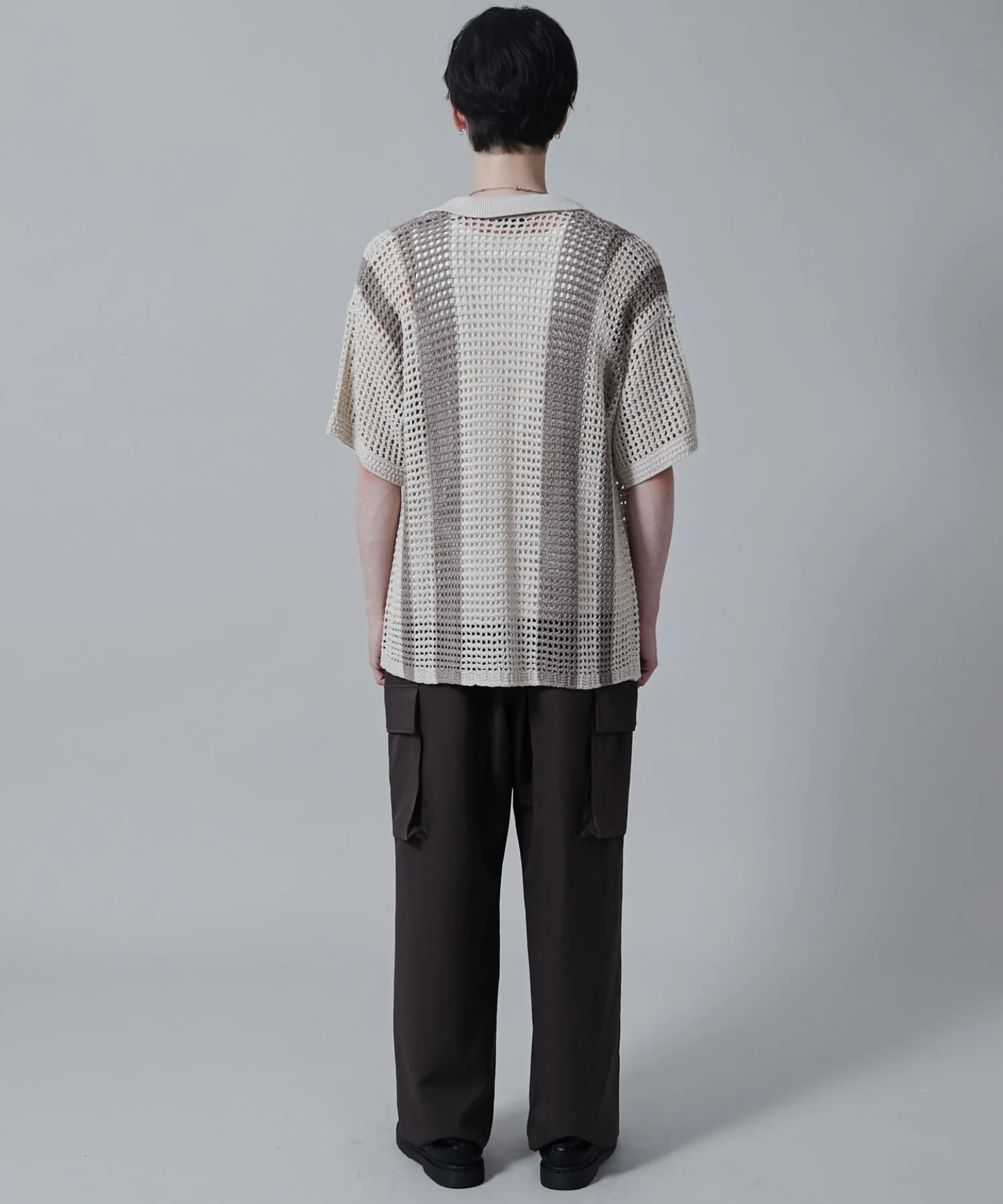 マルチストライプニットシャツ（S） - Image 24