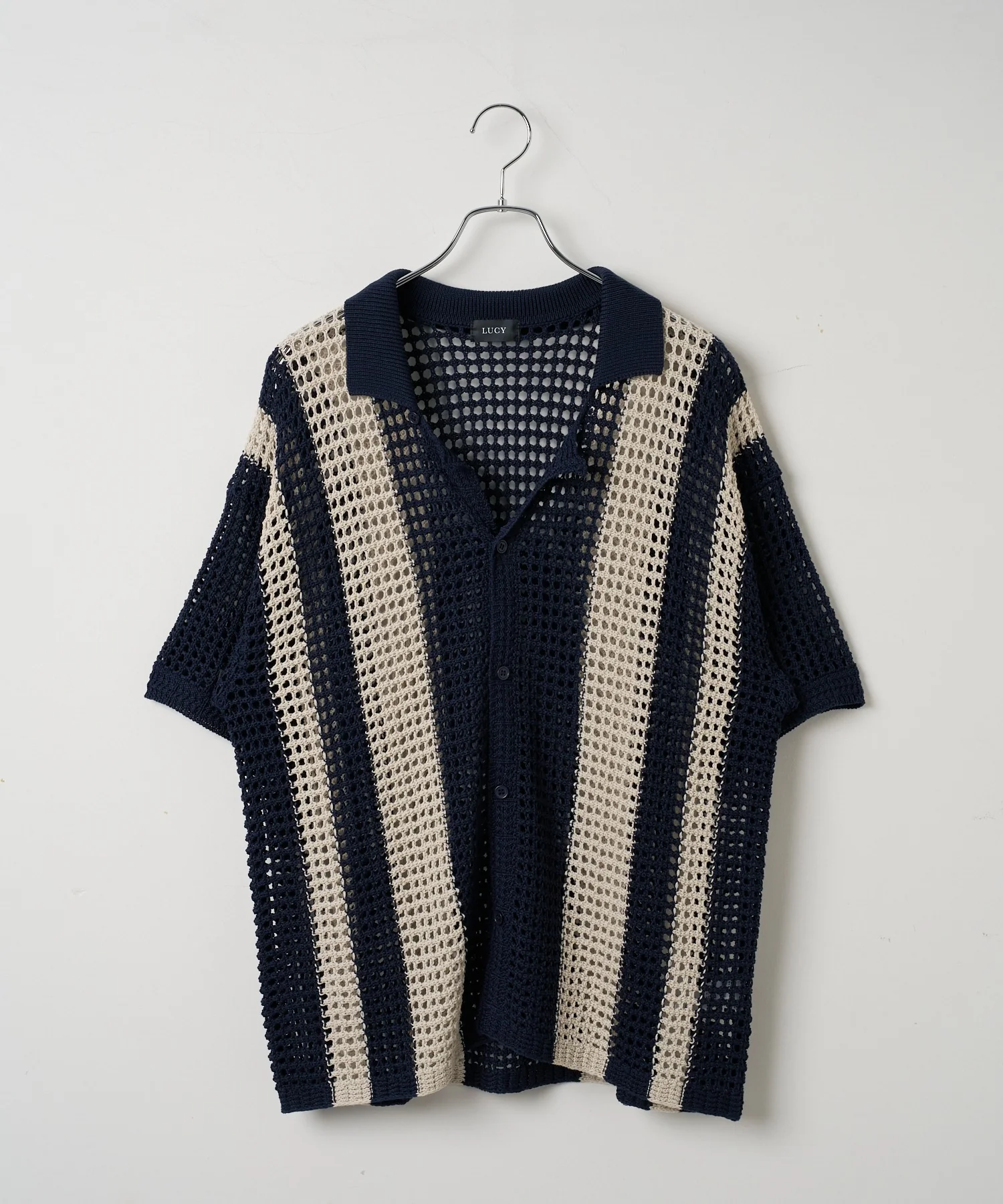 マルチストライプニットシャツ（S） - Image 46