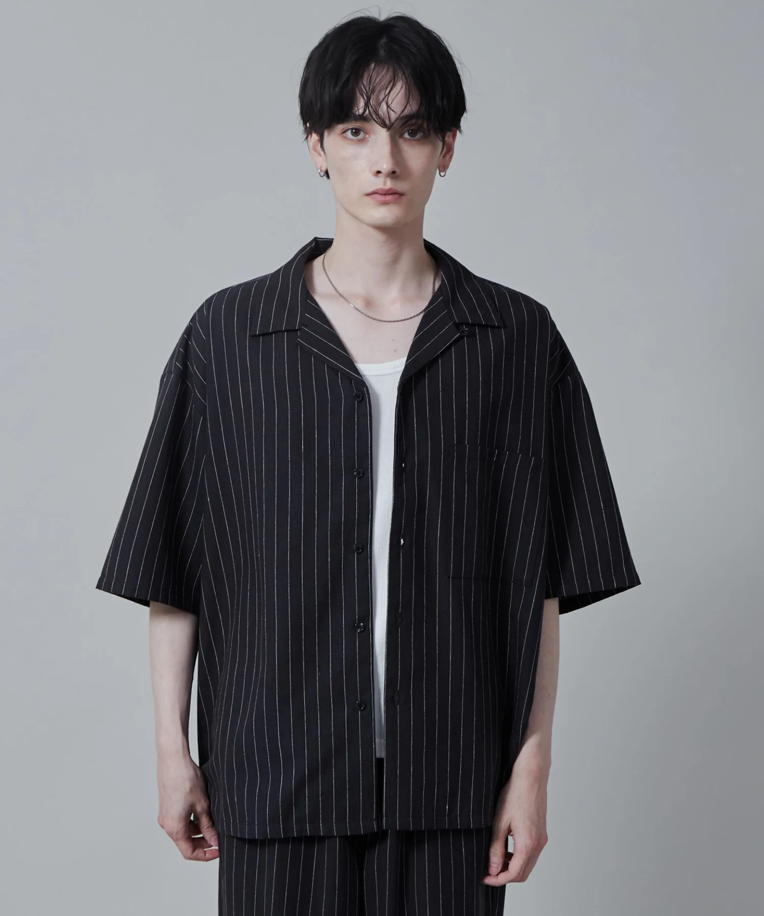 リネンレーヨンオープンカラーシャツ(S) - Image 30