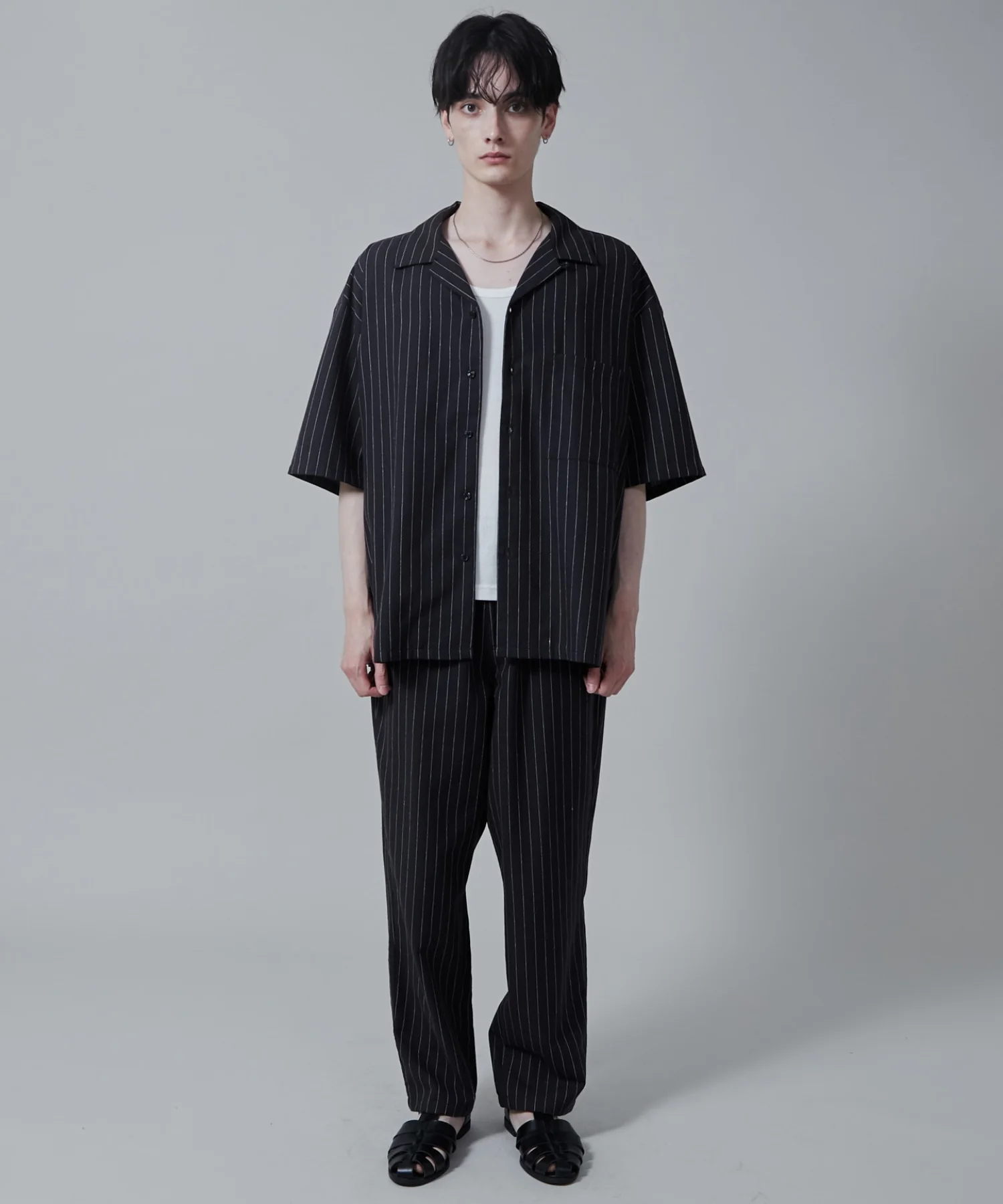 リネンレーヨンオープンカラーシャツ(S) - Image 31