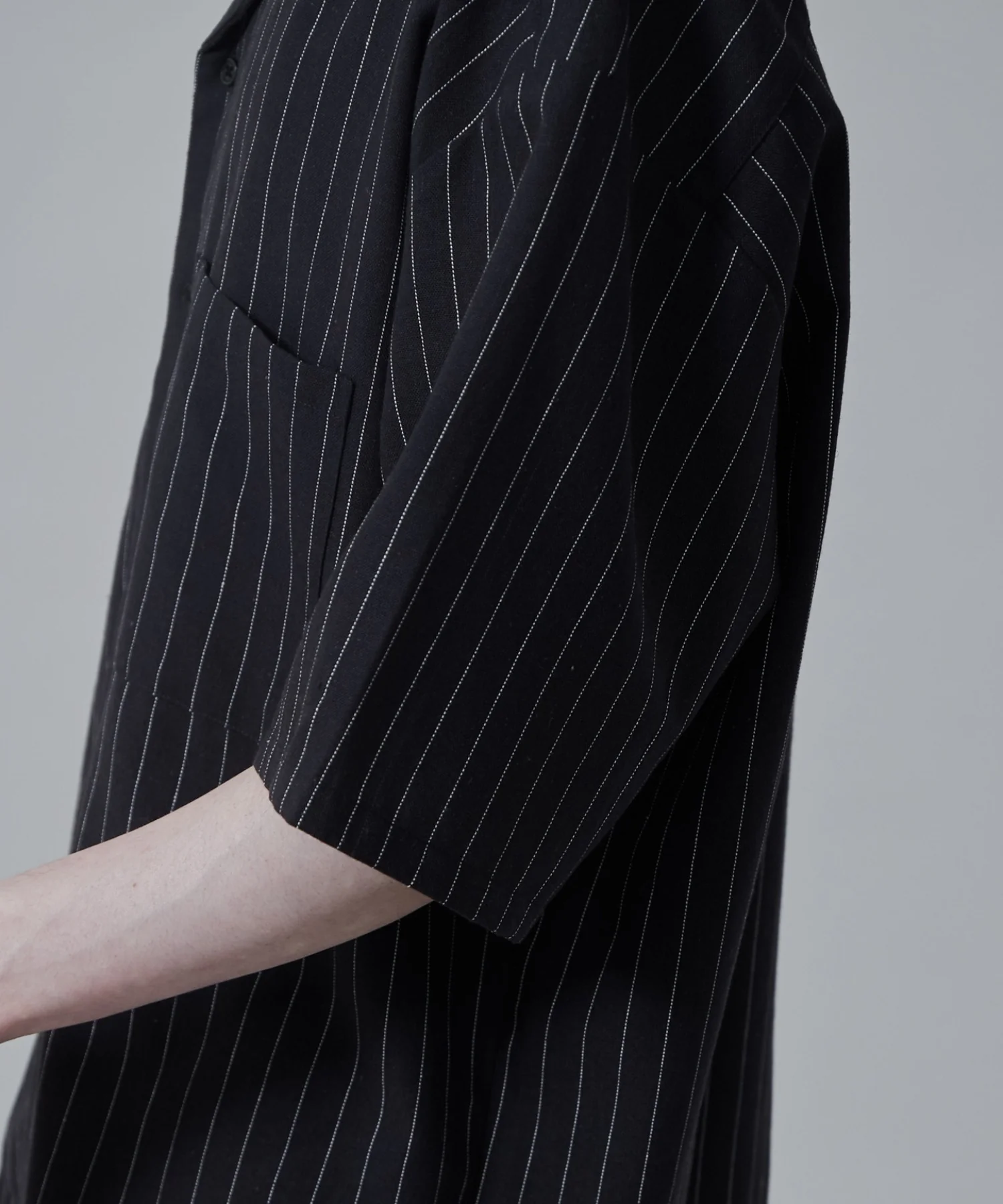 リネンレーヨンオープンカラーシャツ(S) - Image 9