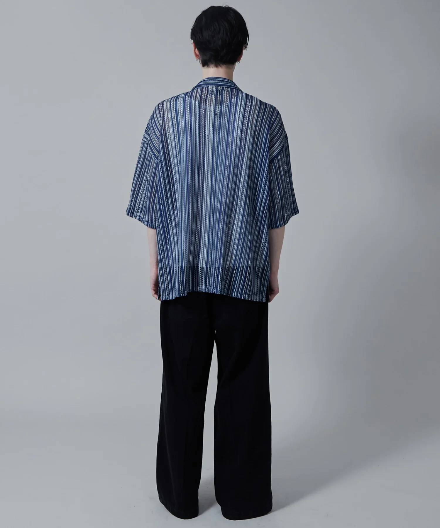 ストライプメッシュBIGシャツ（S） - Image 31