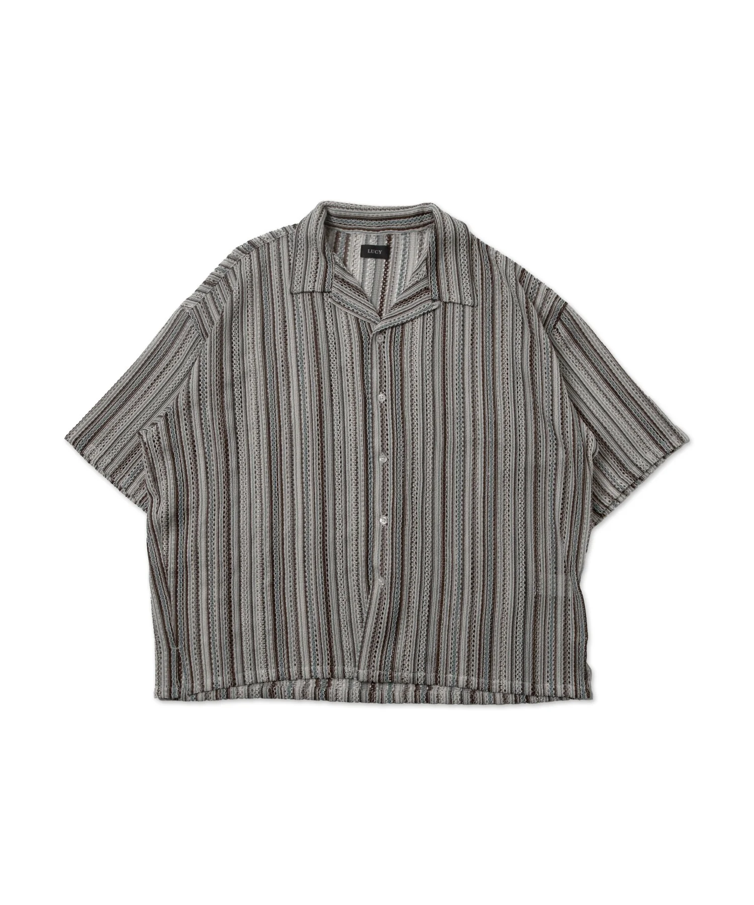ストライプメッシュBIGシャツ（S） - Image 32