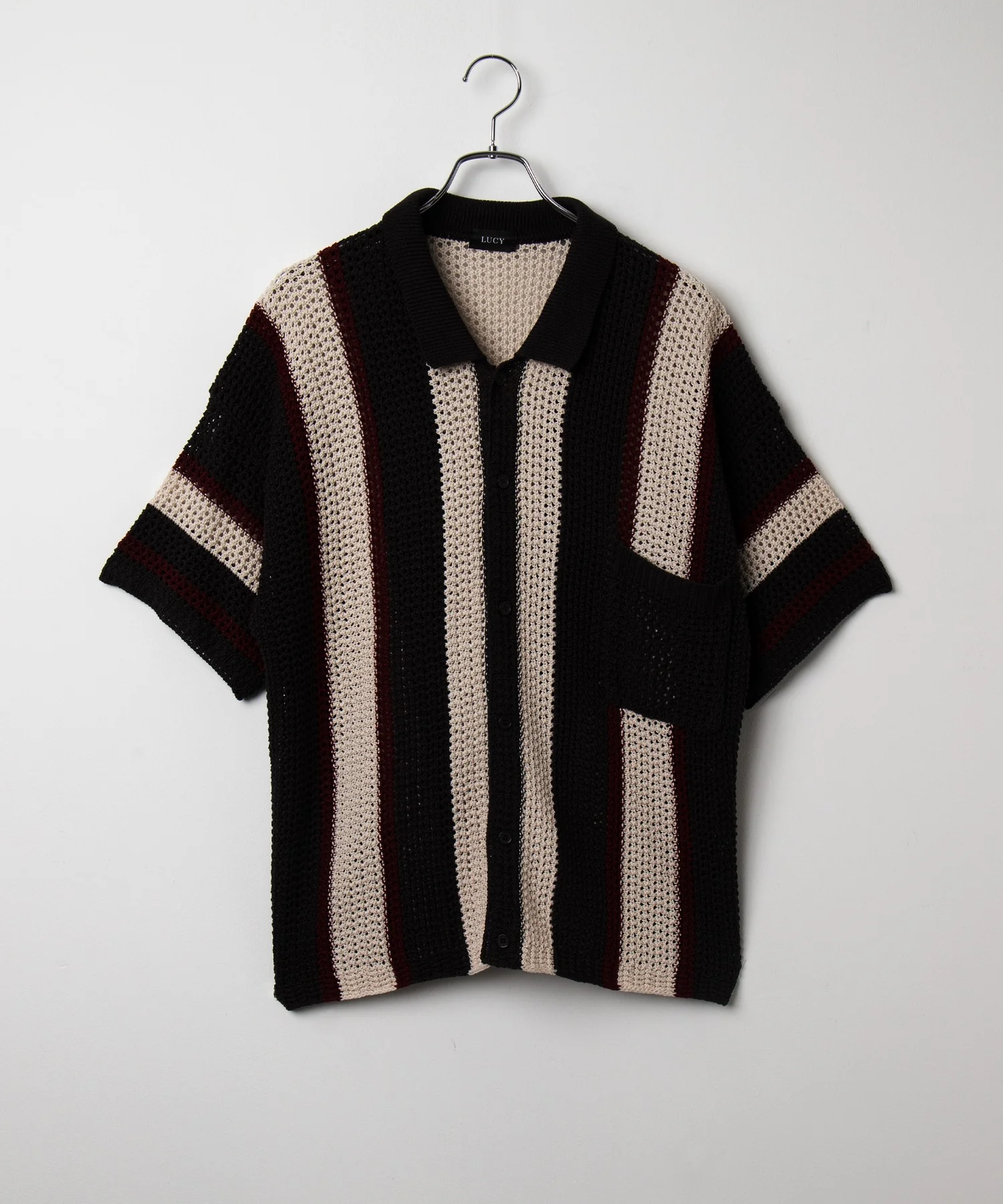 メッシュストライプニットカーディガン(SS) - Image 13