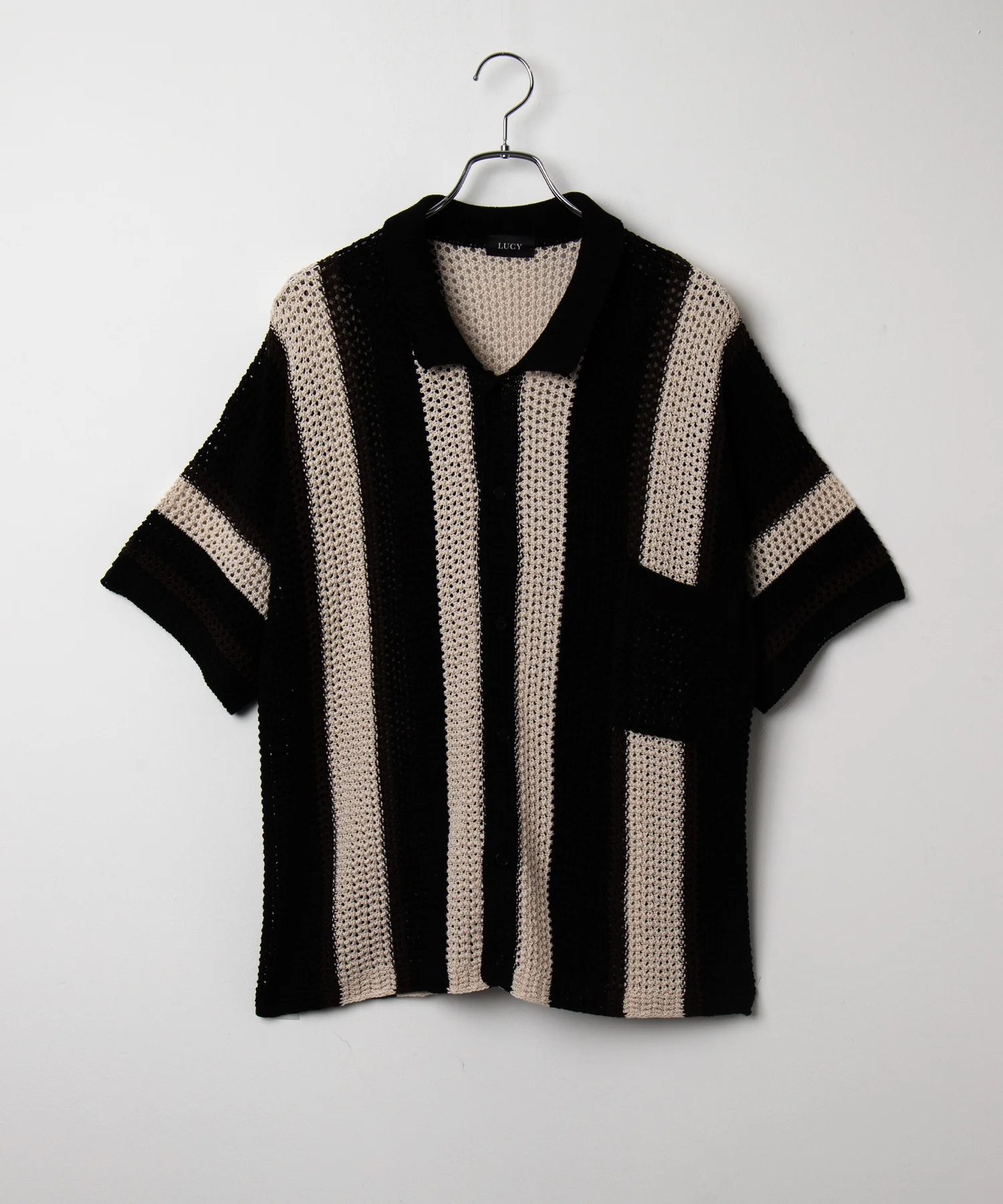 メッシュストライプニットカーディガン(SS) - Image 14