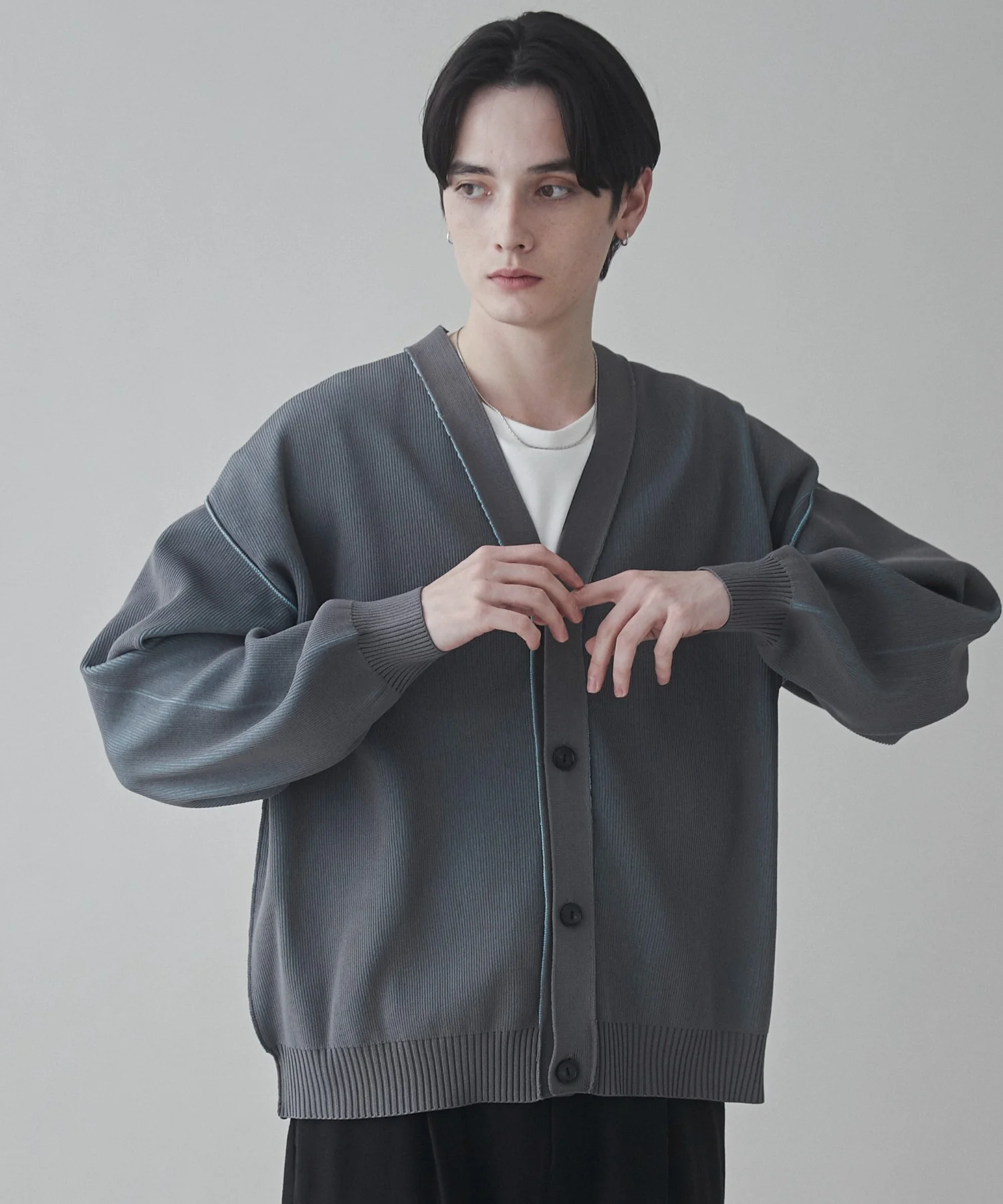 クリアライトリバーシブルカーディガン - Image 41