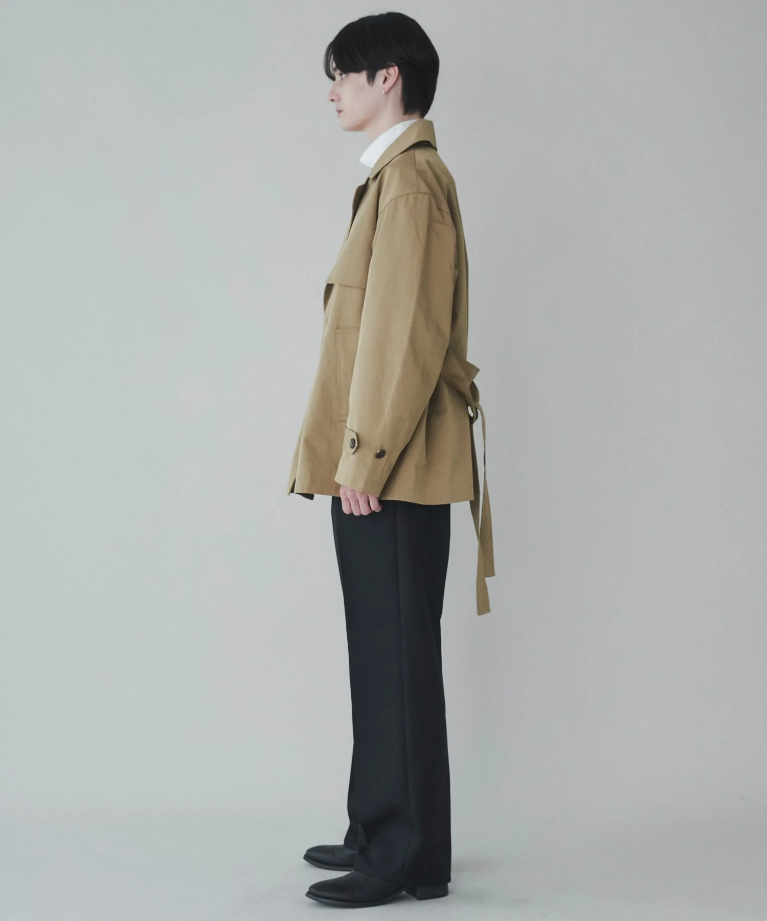 ショートトレンチジャケット - Image 18