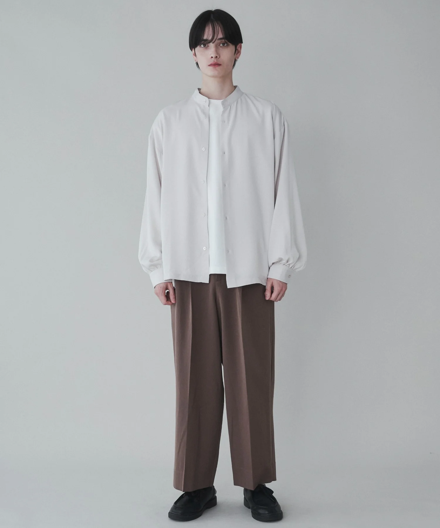 トロミBIGバンドカラーシャツ - Image 15