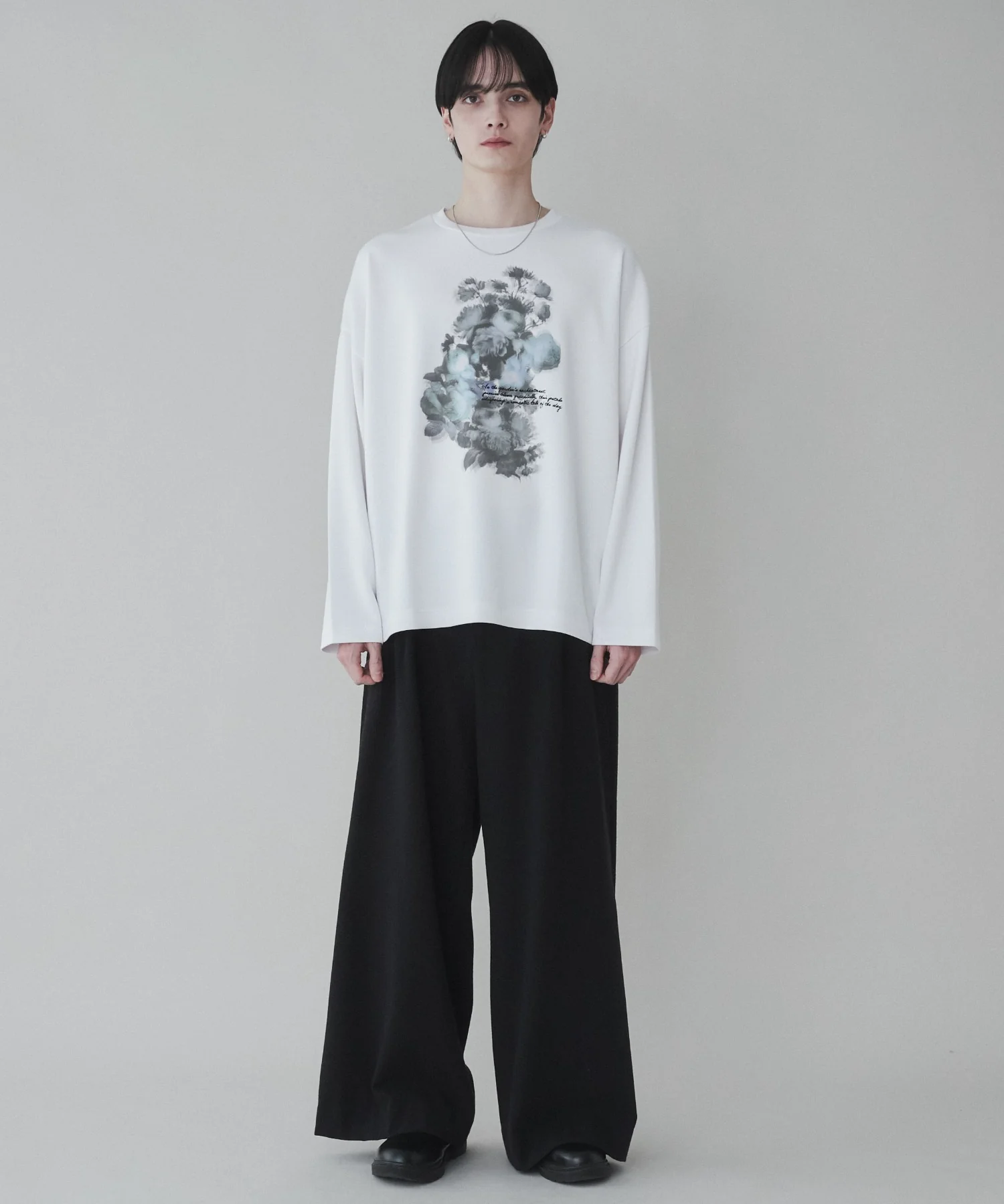 トロミフラワーモチーフロンT - Image 10