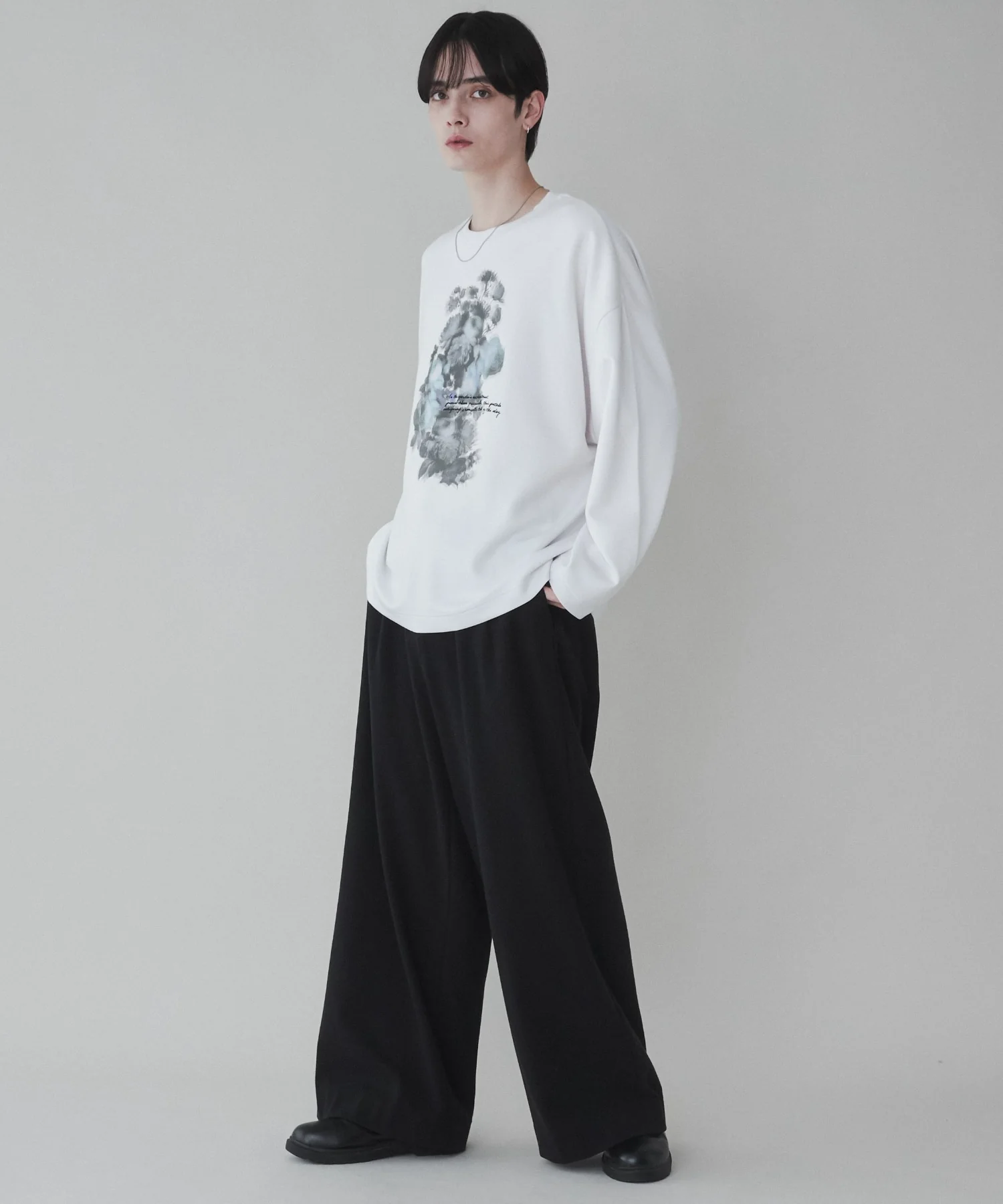 トロミフラワーモチーフロンT - Image 13