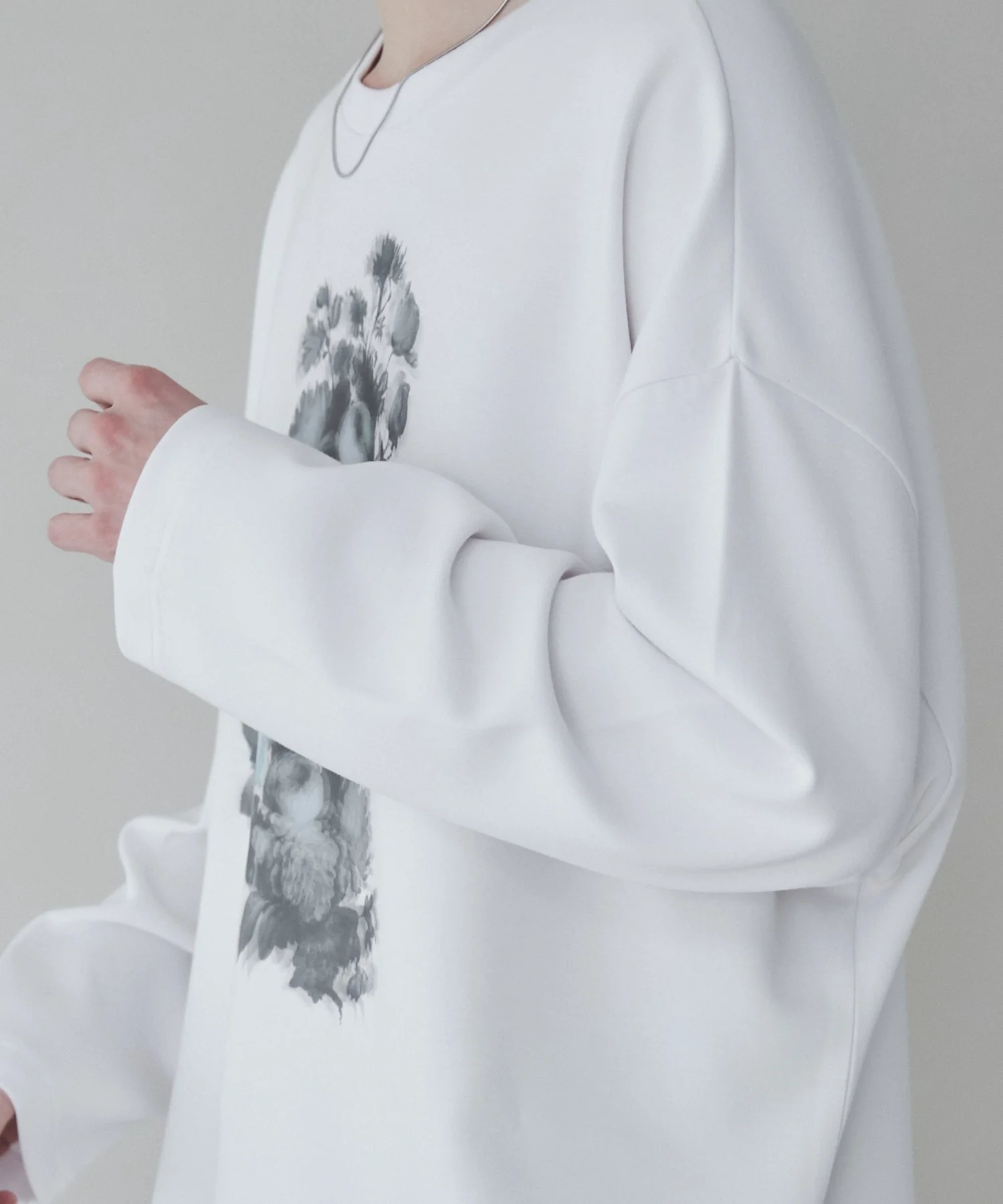 トロミフラワーモチーフロンT - Image 6