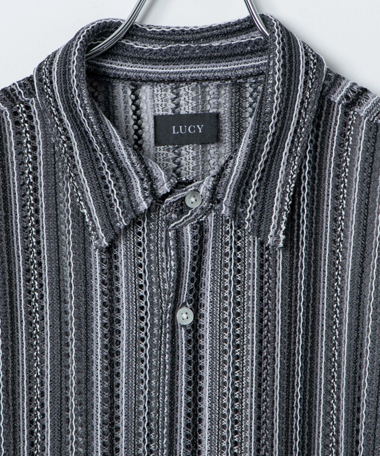 ストライプメッシュBIGシャツ - Image 41