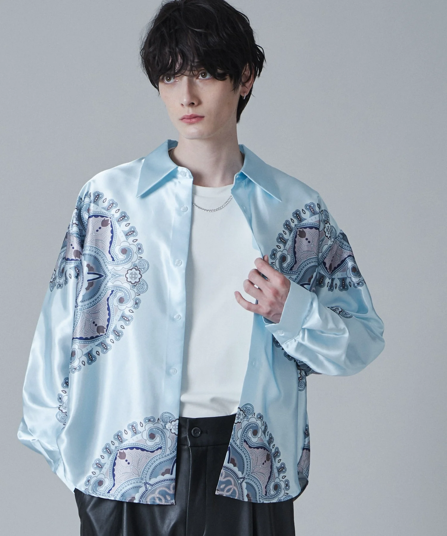 サテンプリントシャツ - Image 12
