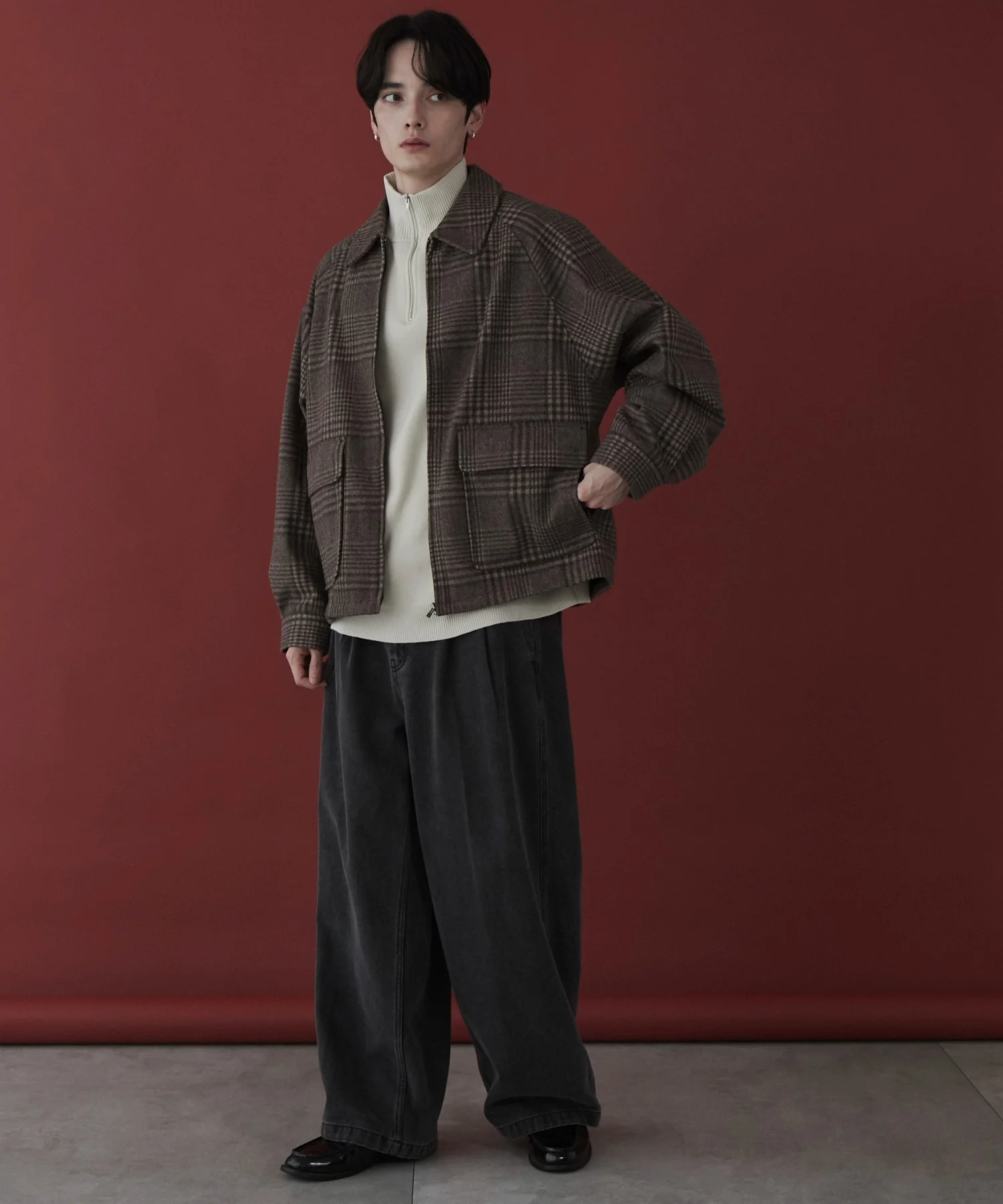 メルトンショートZIPブルゾン - Image 18