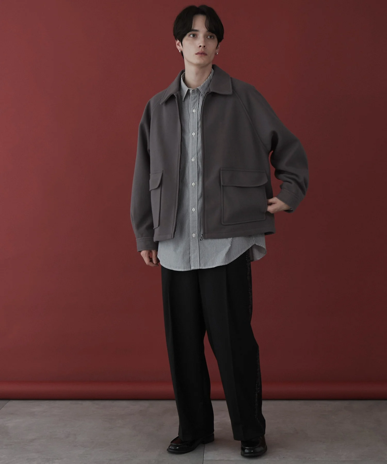 メルトンショートZIPブルゾン - Image 32