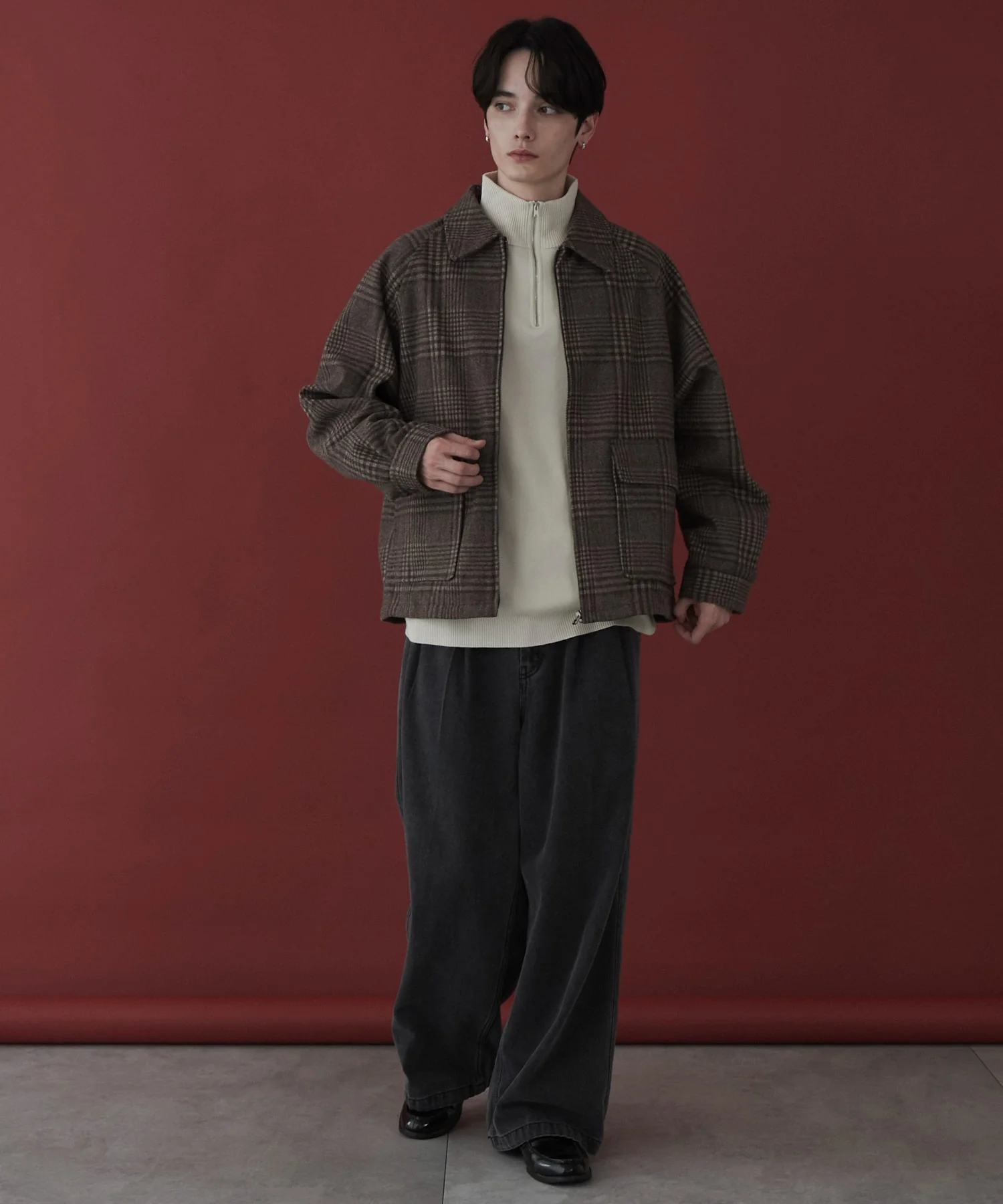 メルトンショートZIPブルゾン - Image 5