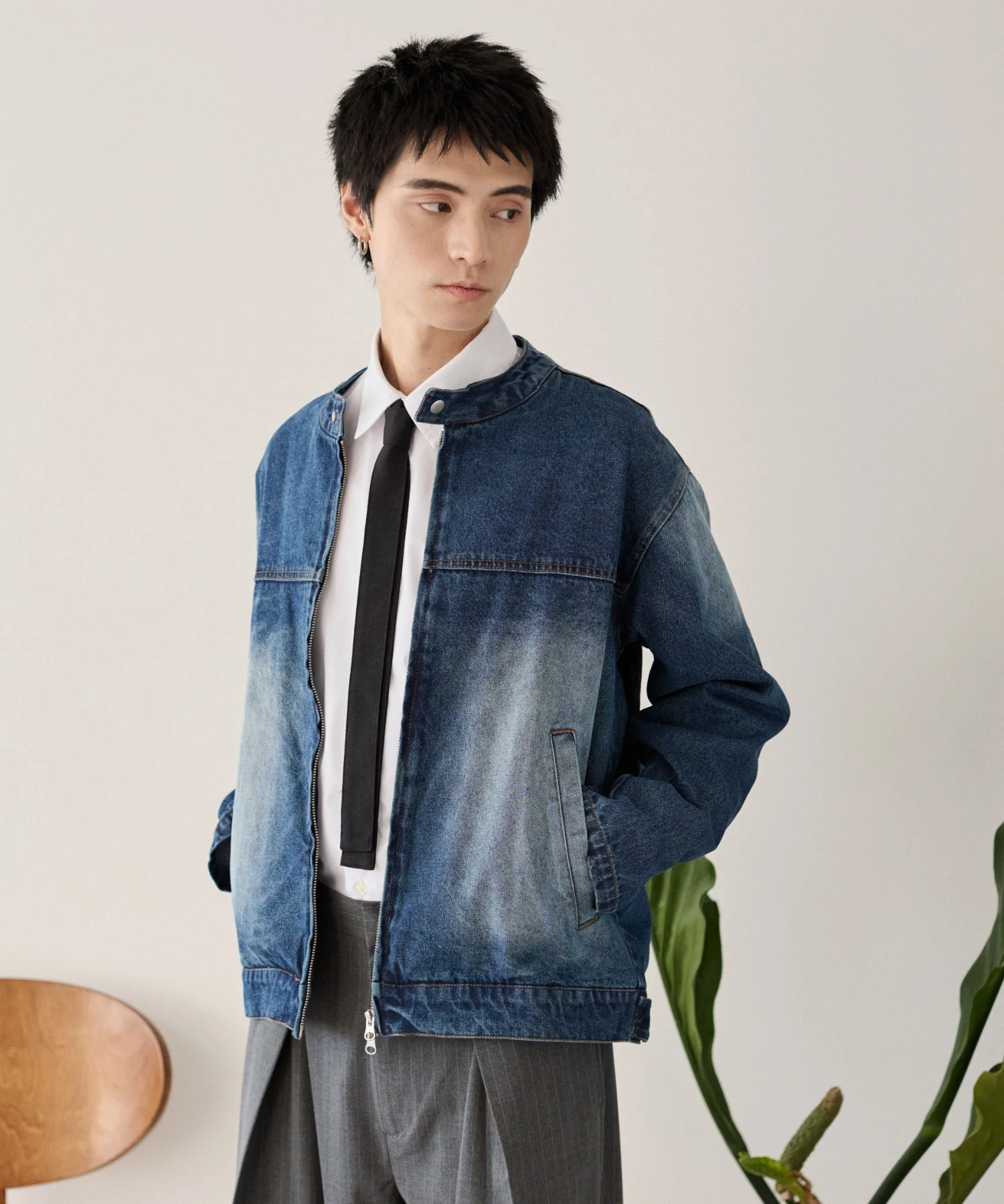 ライダースデニムジャケット - Image 13