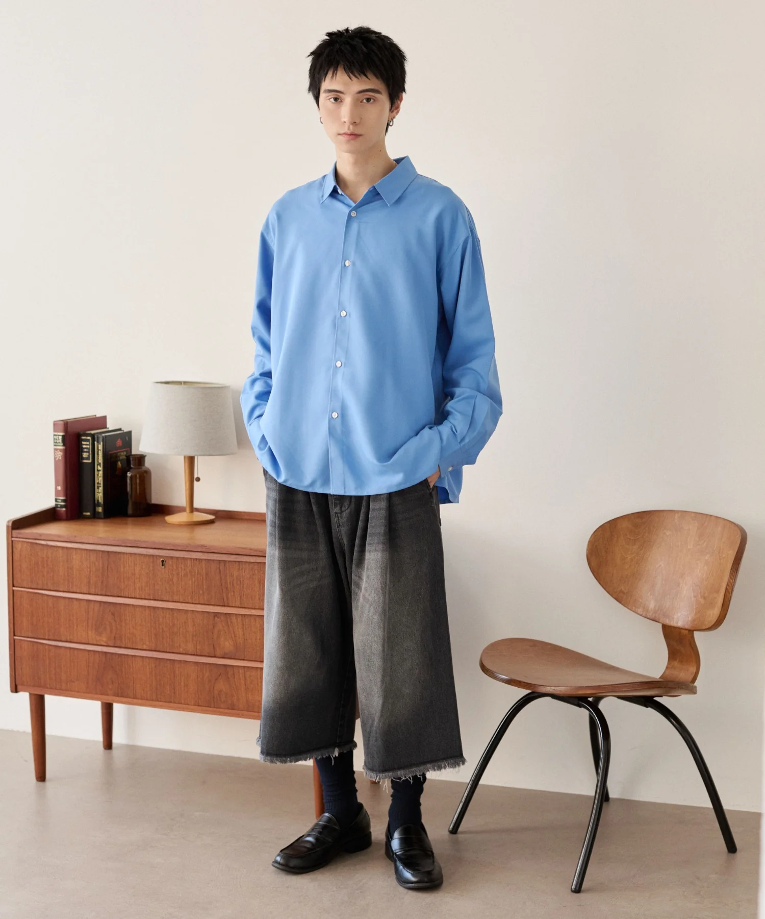 ルーズシルエットボックスシャツ（LS） - Image 18