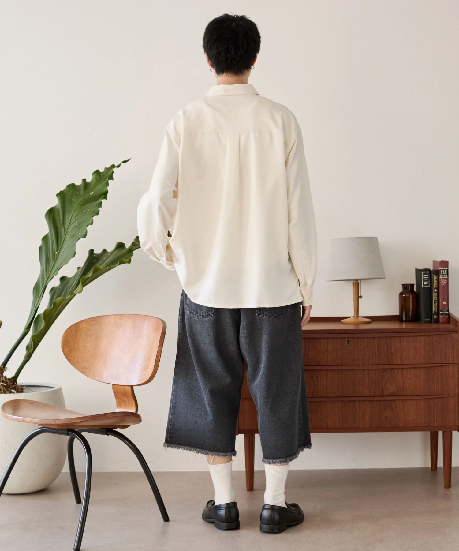 ルーズシルエットボックスシャツ（LS） - Image 25