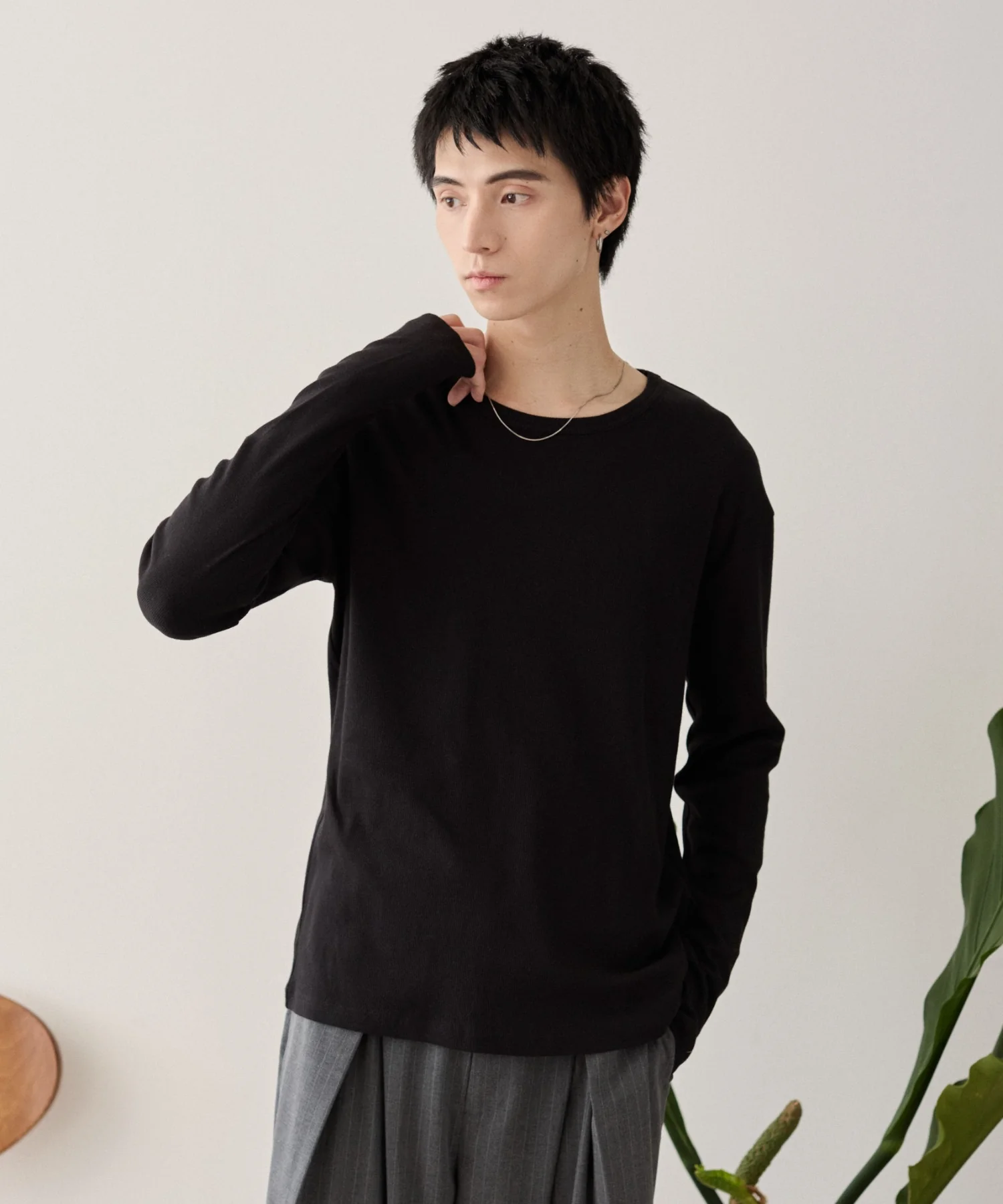 タイトフィットリブT（LS） - Image 3