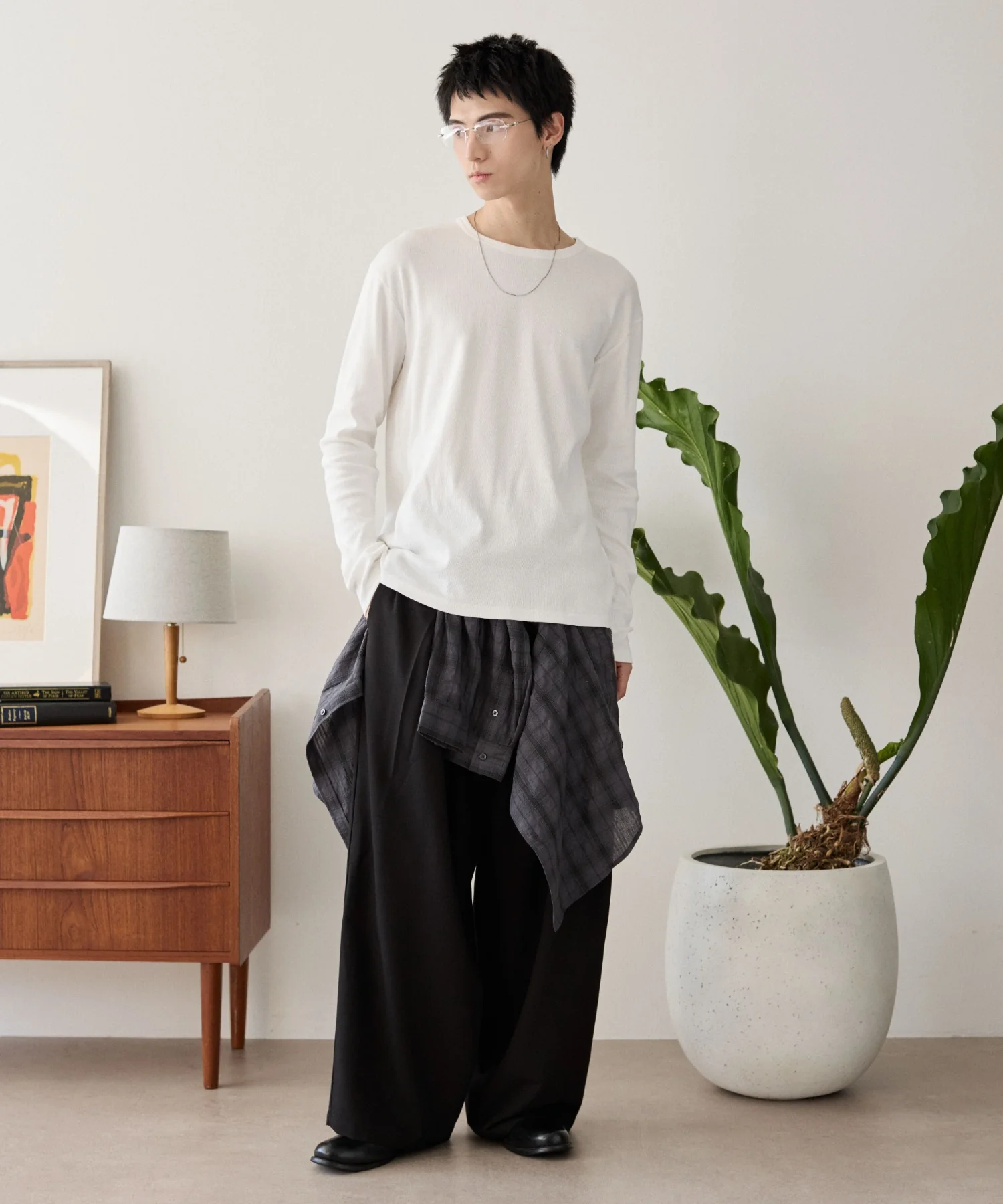 タイトフィットリブT（LS） - Image 5