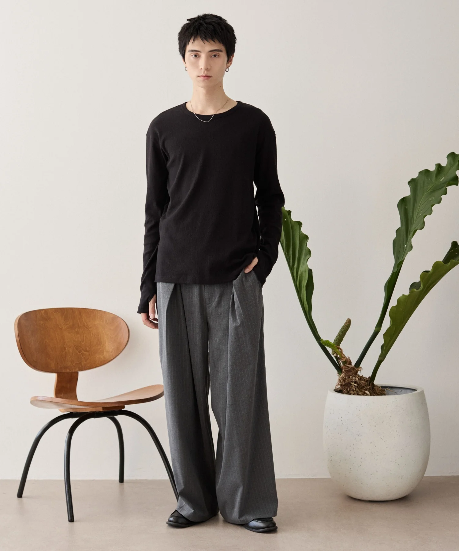 タイトフィットリブT（LS） - Image 6