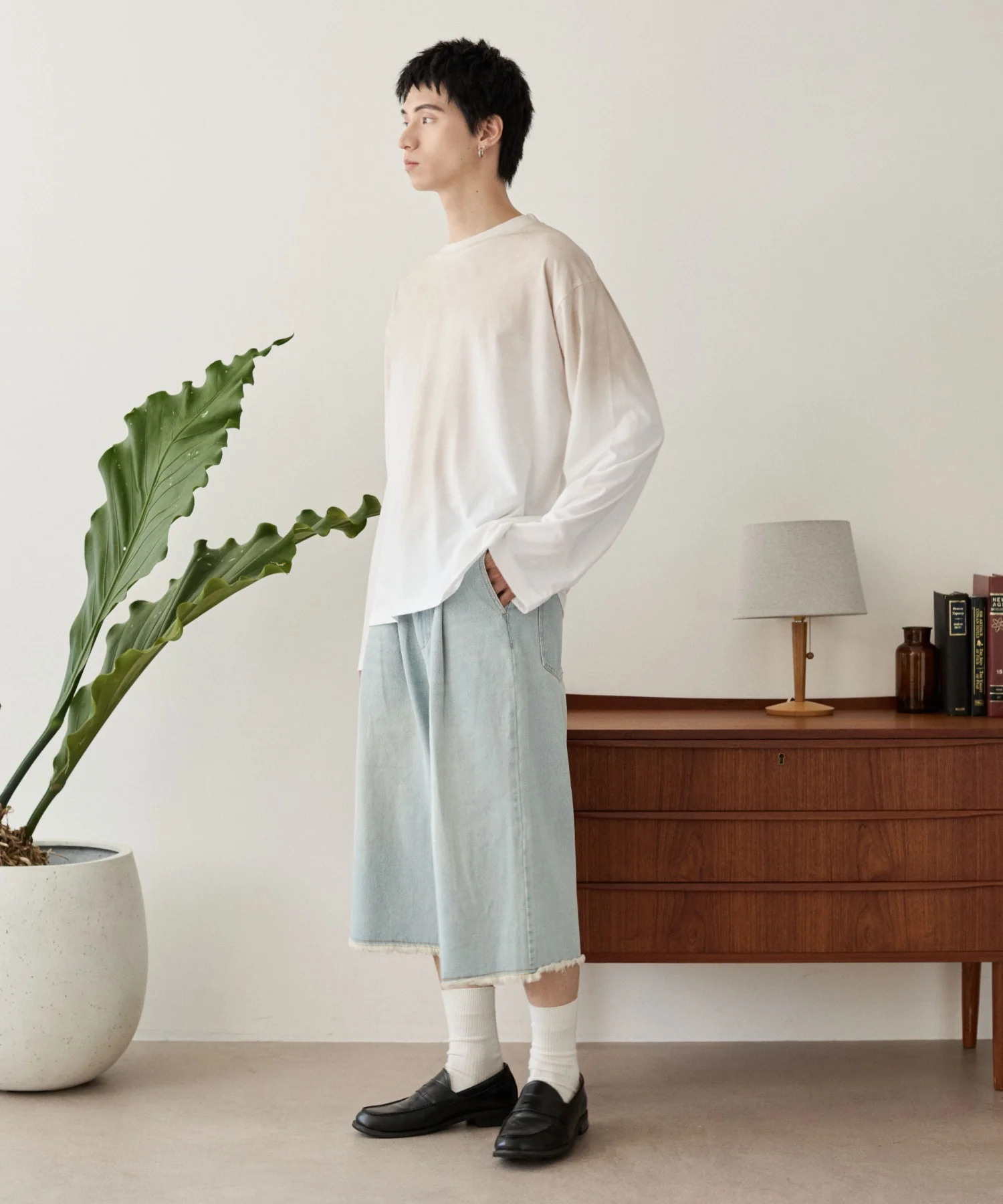 クロップドワイドデニムパンツ - Image 13