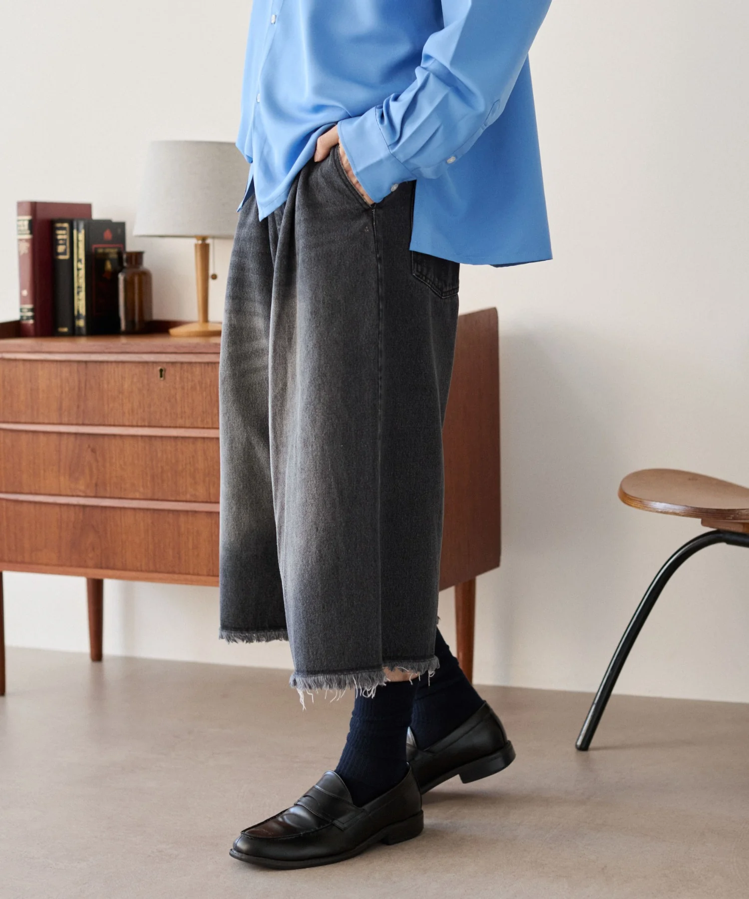 クロップドワイドデニムパンツ - Image 16