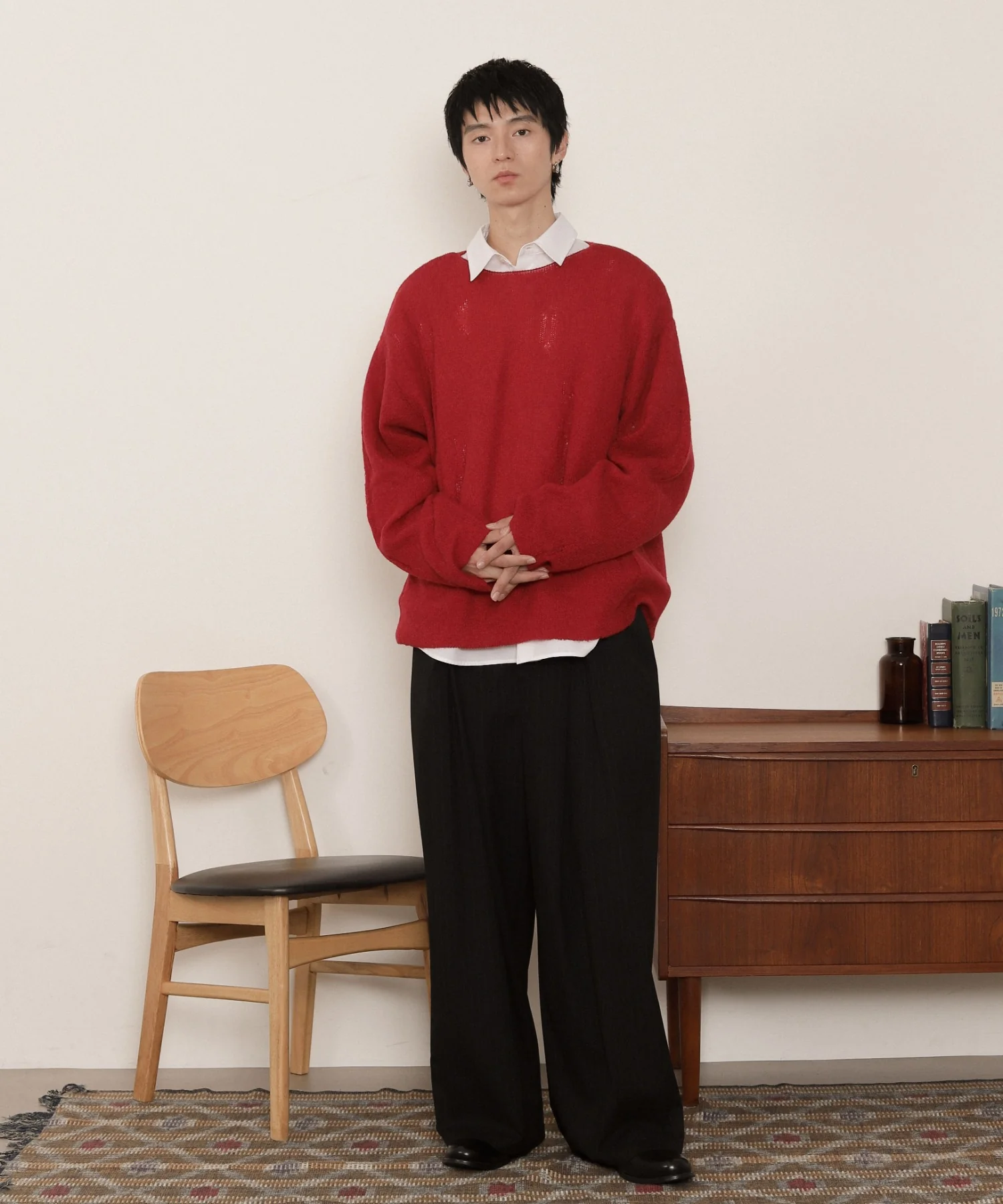 ダブルガーゼダメージプルオーバー - Image 13