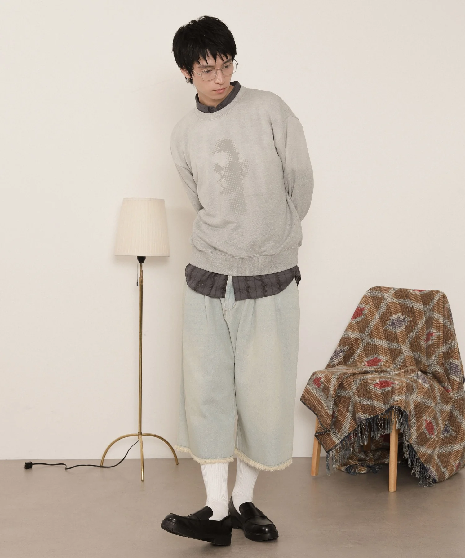 フェードプリントプルオーバー - Image 11