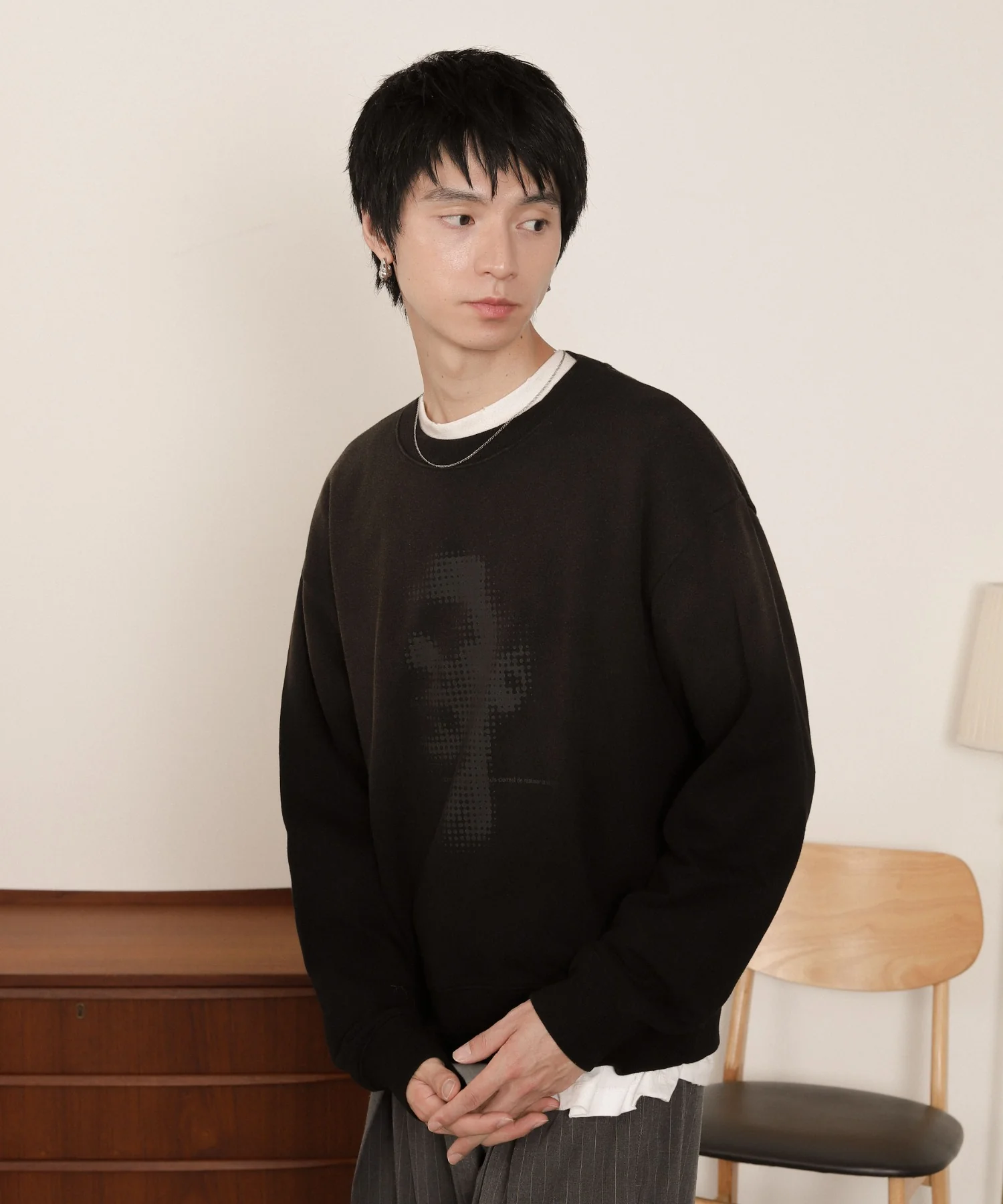 フェードプリントプルオーバー - Image 13