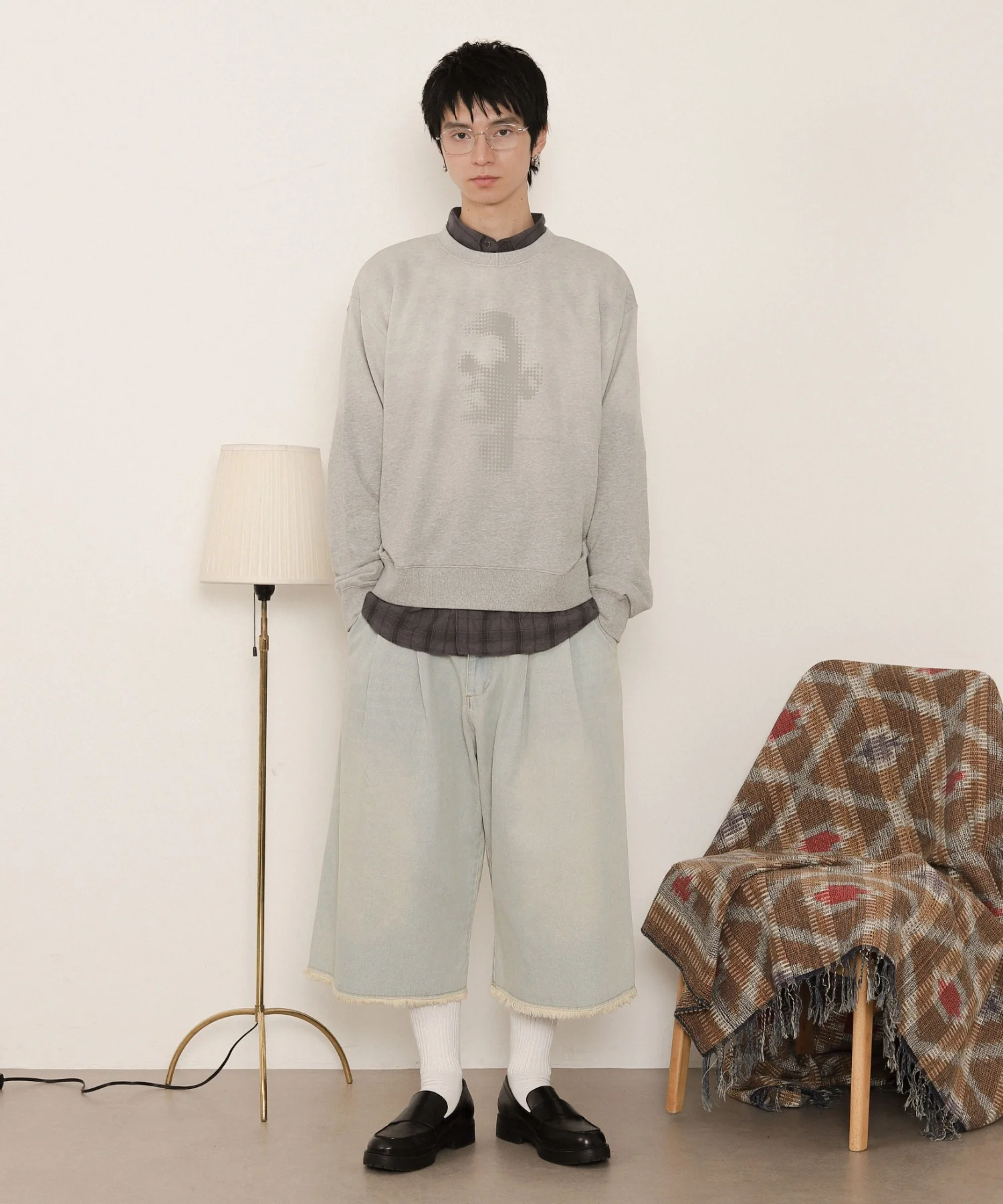 フェードプリントプルオーバー - Image 3