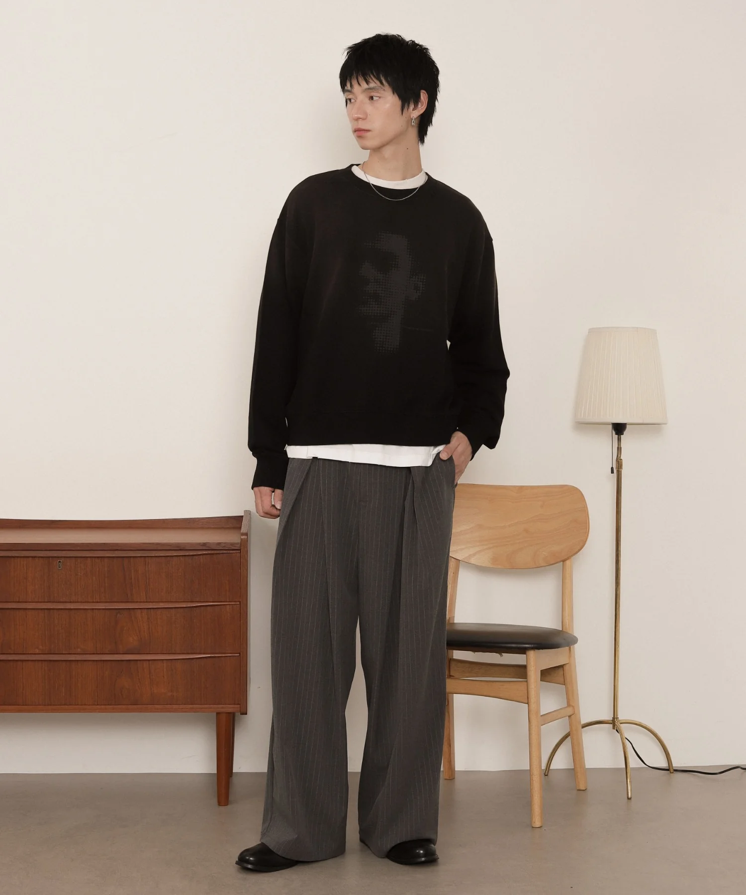 フェードプリントプルオーバー - Image 4