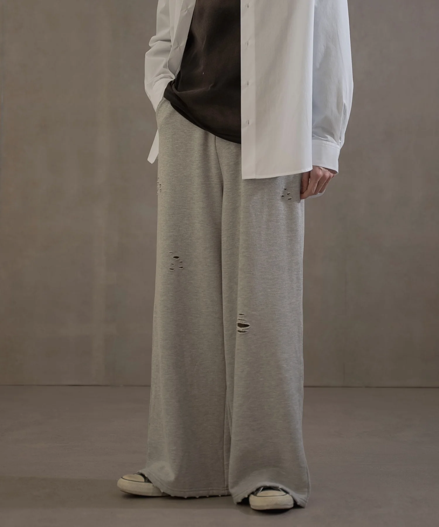 ダメージスウェットバギーパンツ - Image 9