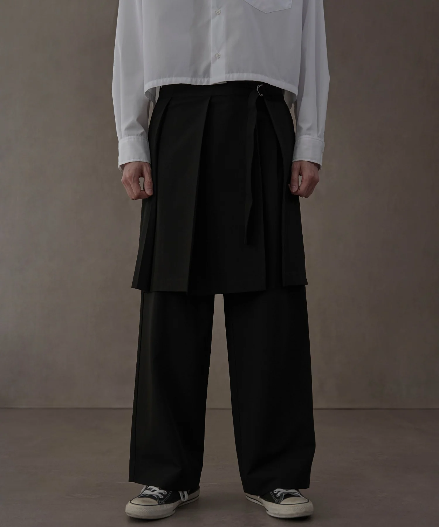 TRラップスカート付きスラックス - Image 10