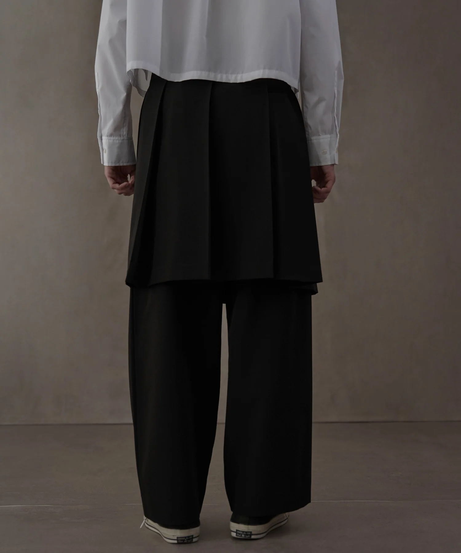 TRラップスカート付きスラックス - Image 11