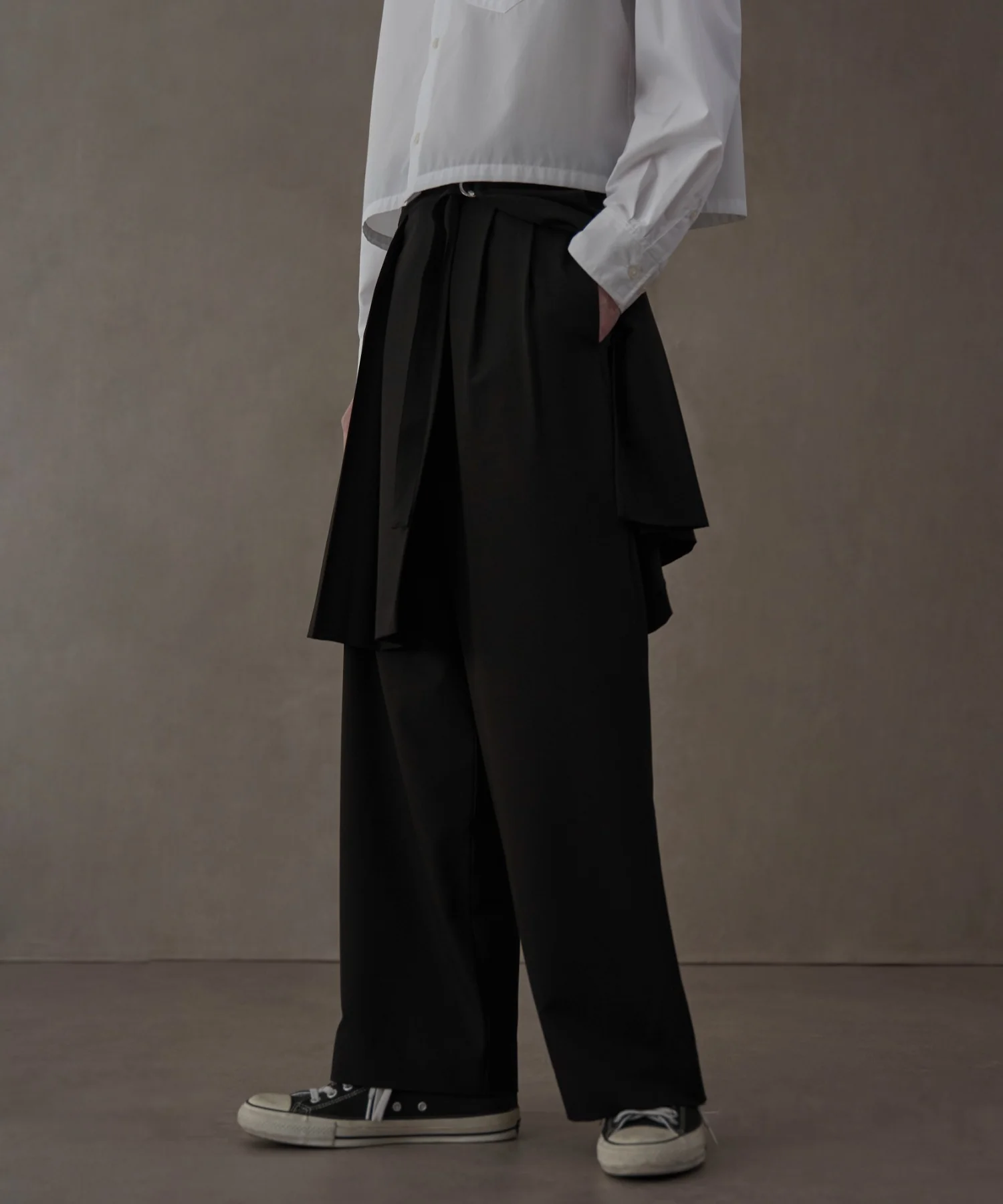 TRラップスカート付きスラックス - Image 13