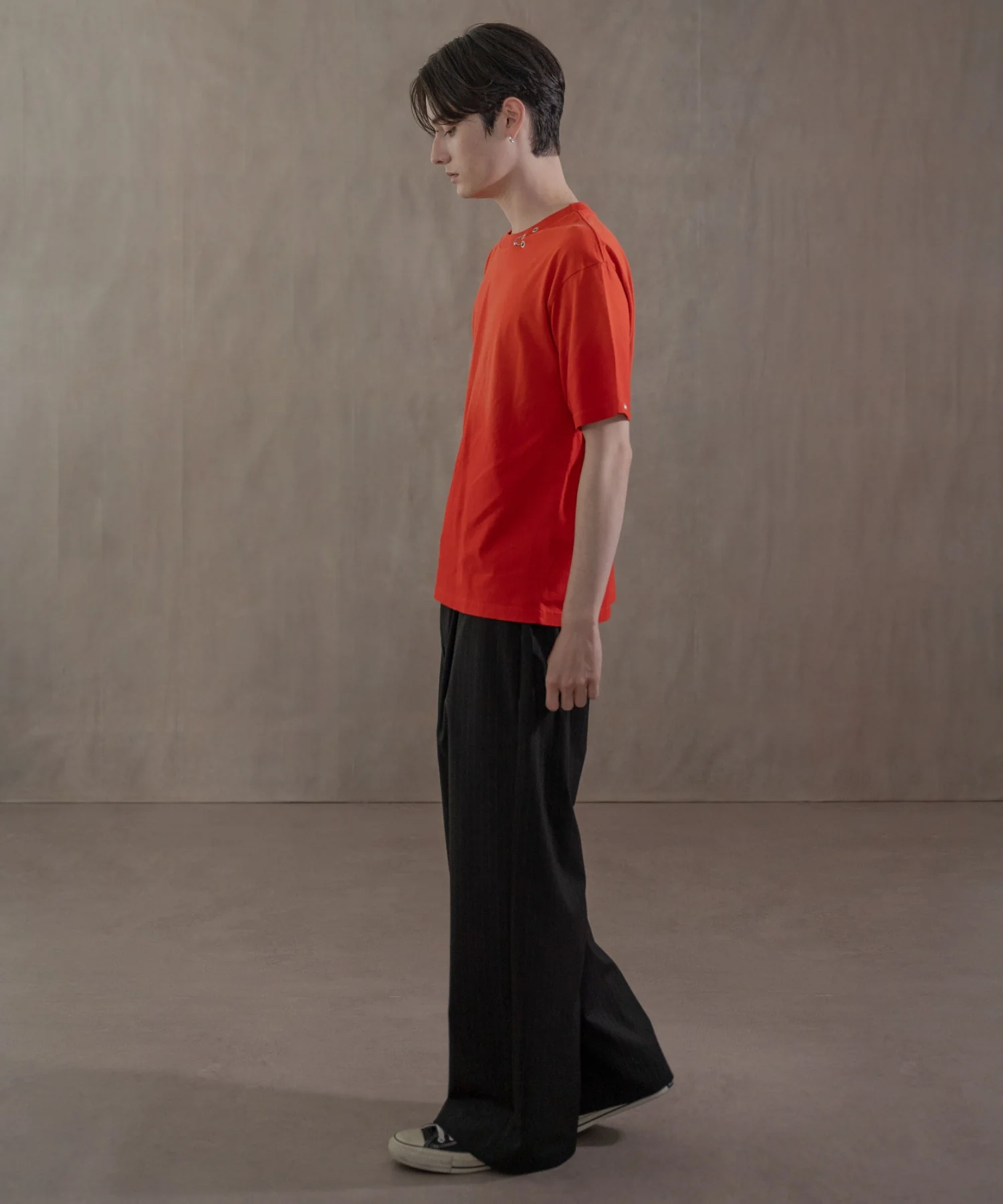 ピンストライプタックワイドスラックス - Image 8