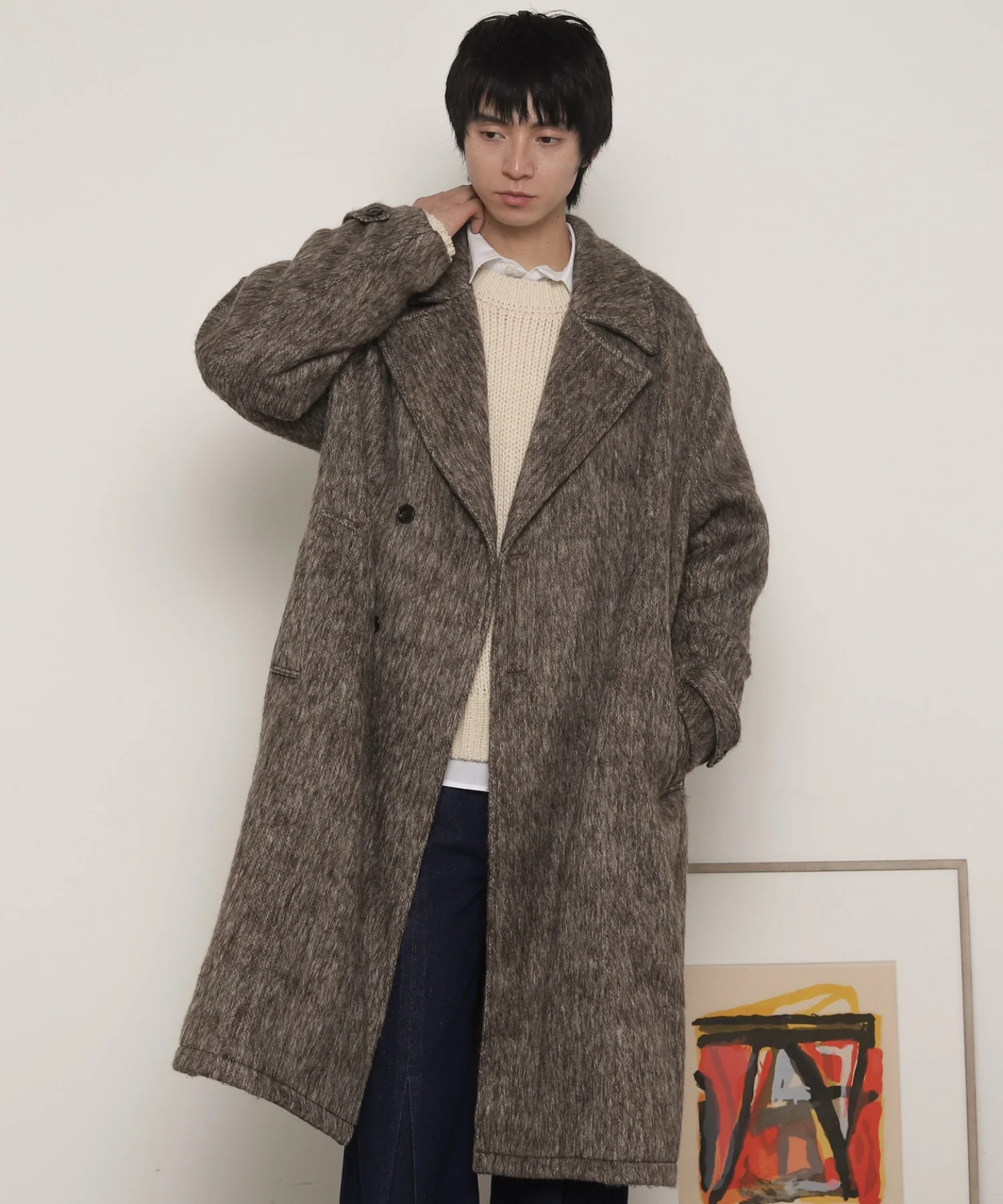 シャギーオーバーコート - Image 12