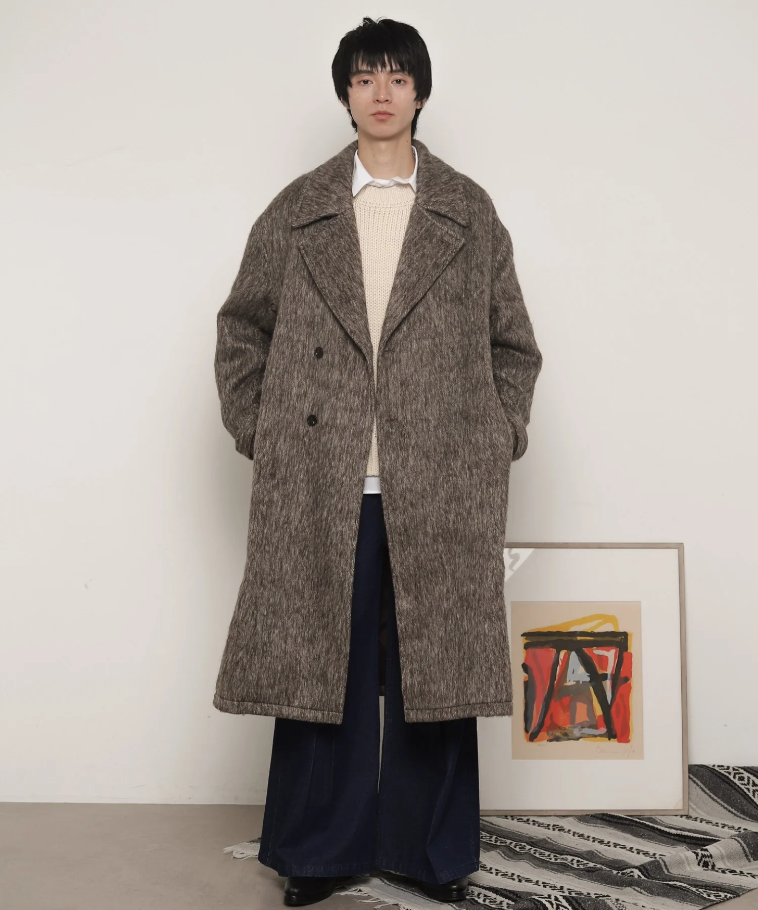 シャギーオーバーコート - Image 15