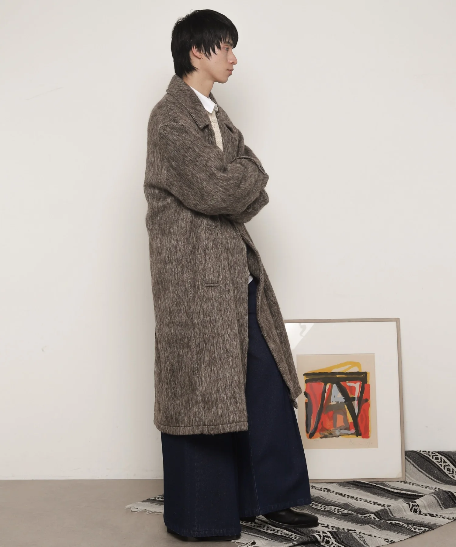 シャギーオーバーコート - Image 18