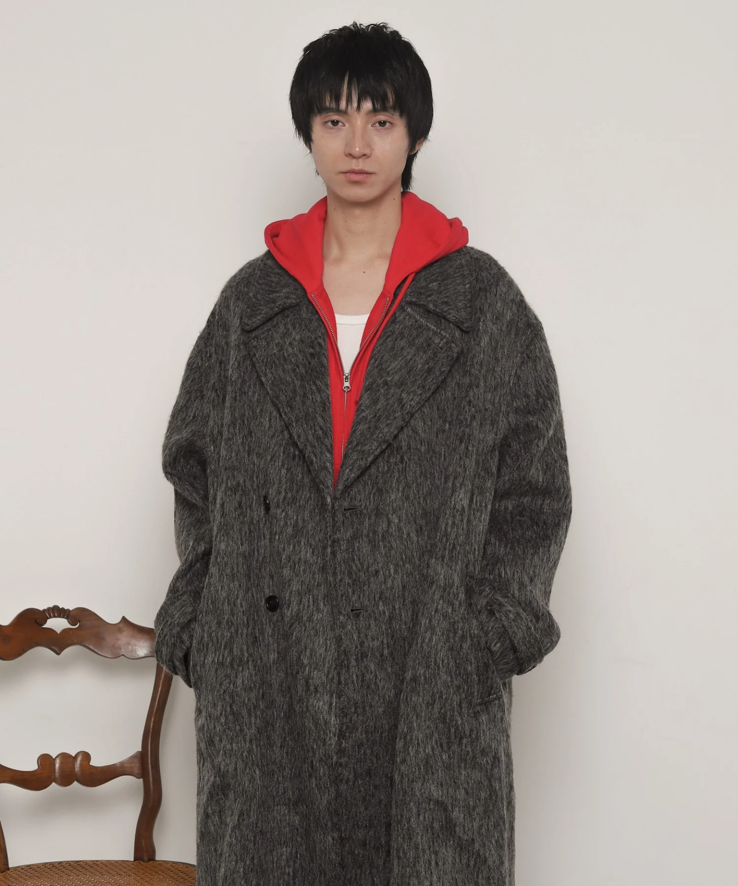 シャギーオーバーコート - Image 19